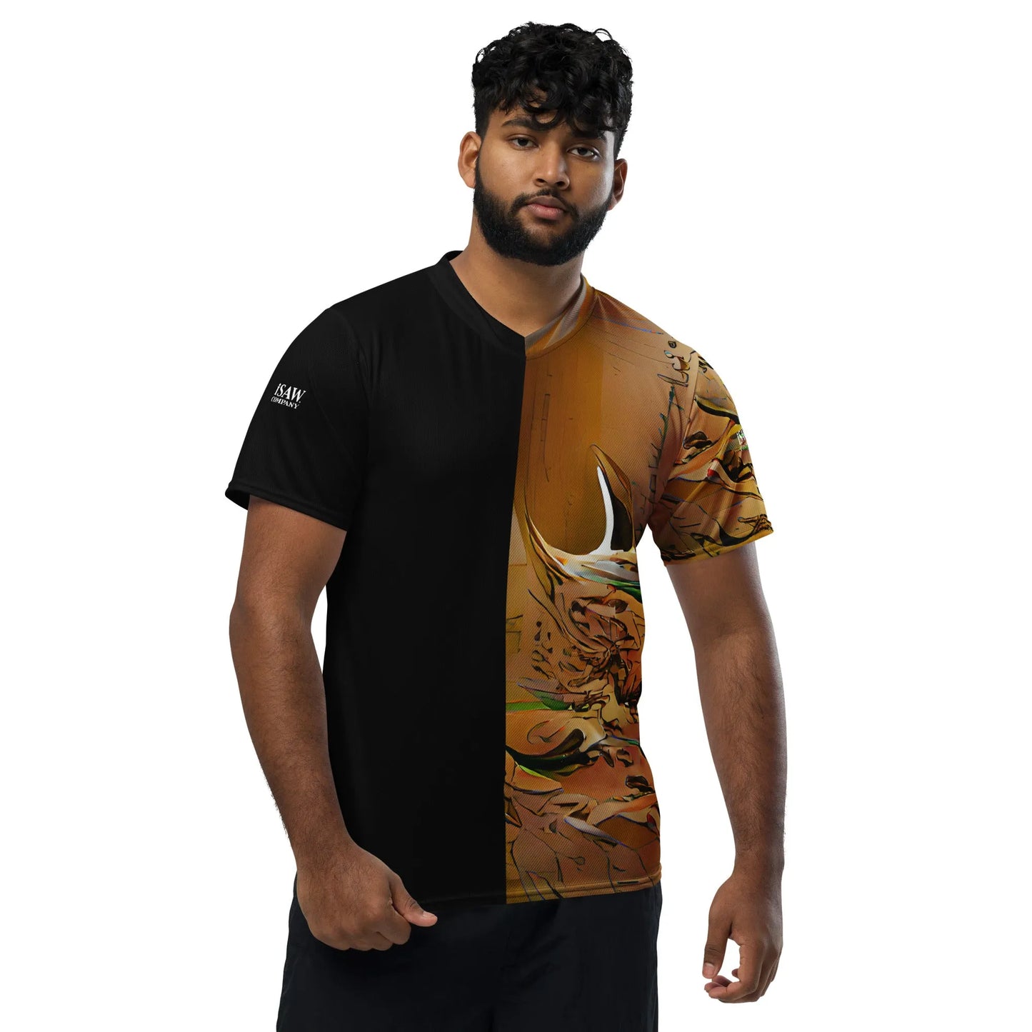 Half Black Half Gāolàng - Unisex Sports Jersey - iSAW Company