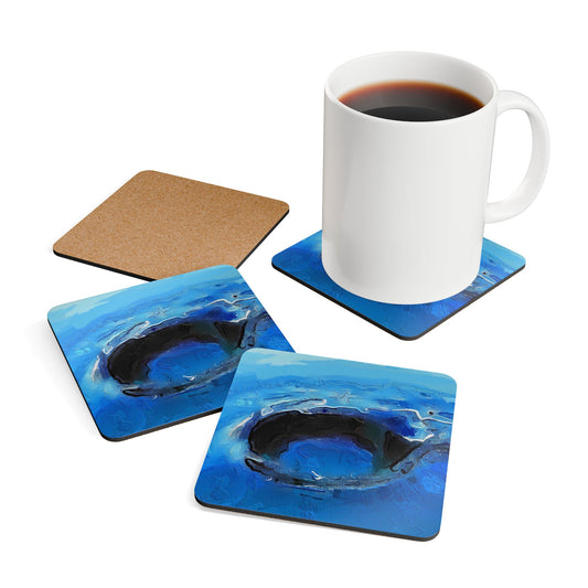A Drop In The Ocean - Cork Back Coaster Set - iSAW Company