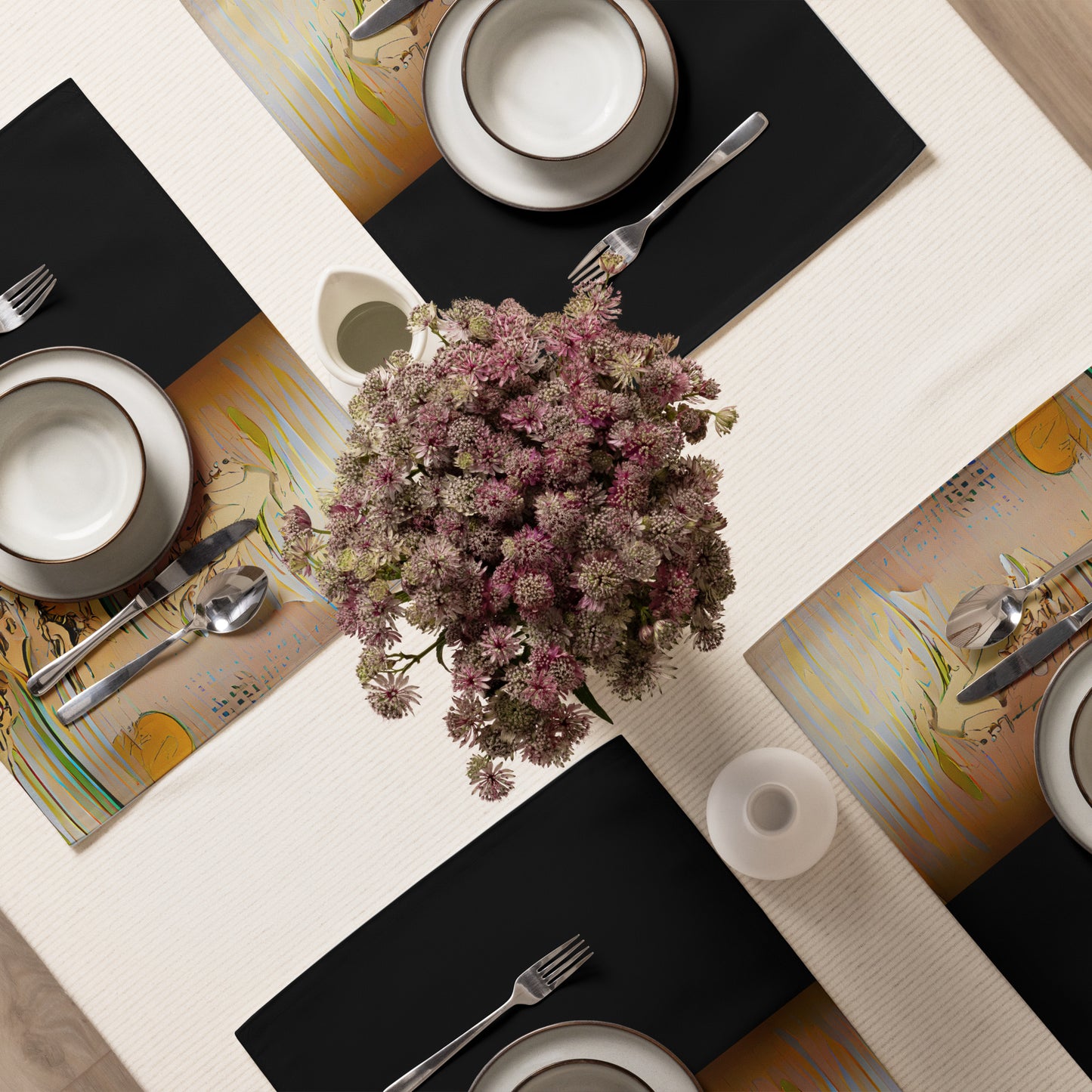 Half Black Half Gāolàng - Placemat Set - iSAW Company