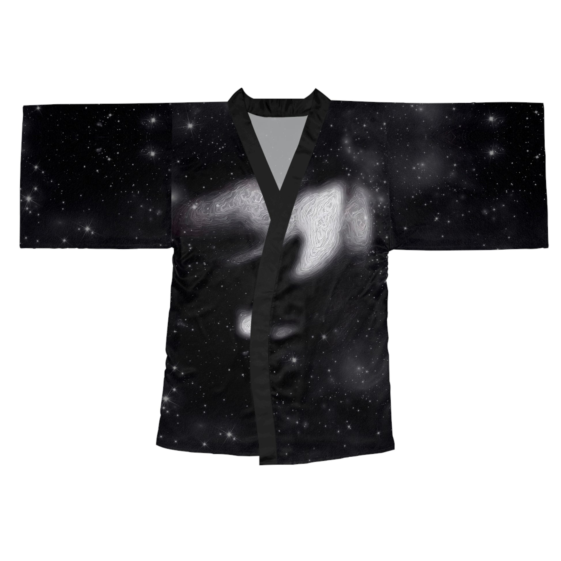 In The Quiet of Your Mind - Womens Long Sleeve Kimono Robe - iSAW Company