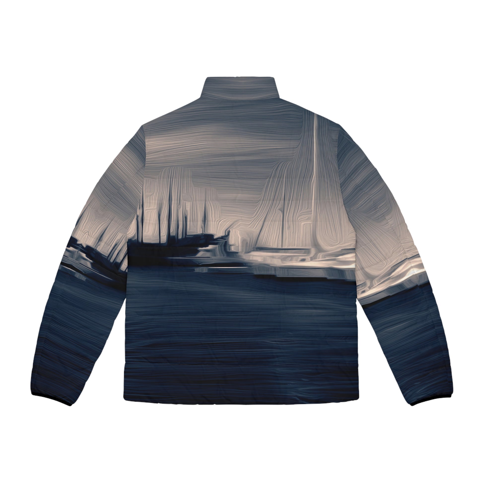 The Sleeping Yachts (at Sunrise) - Mens Puffer Jacket - iSAW Company