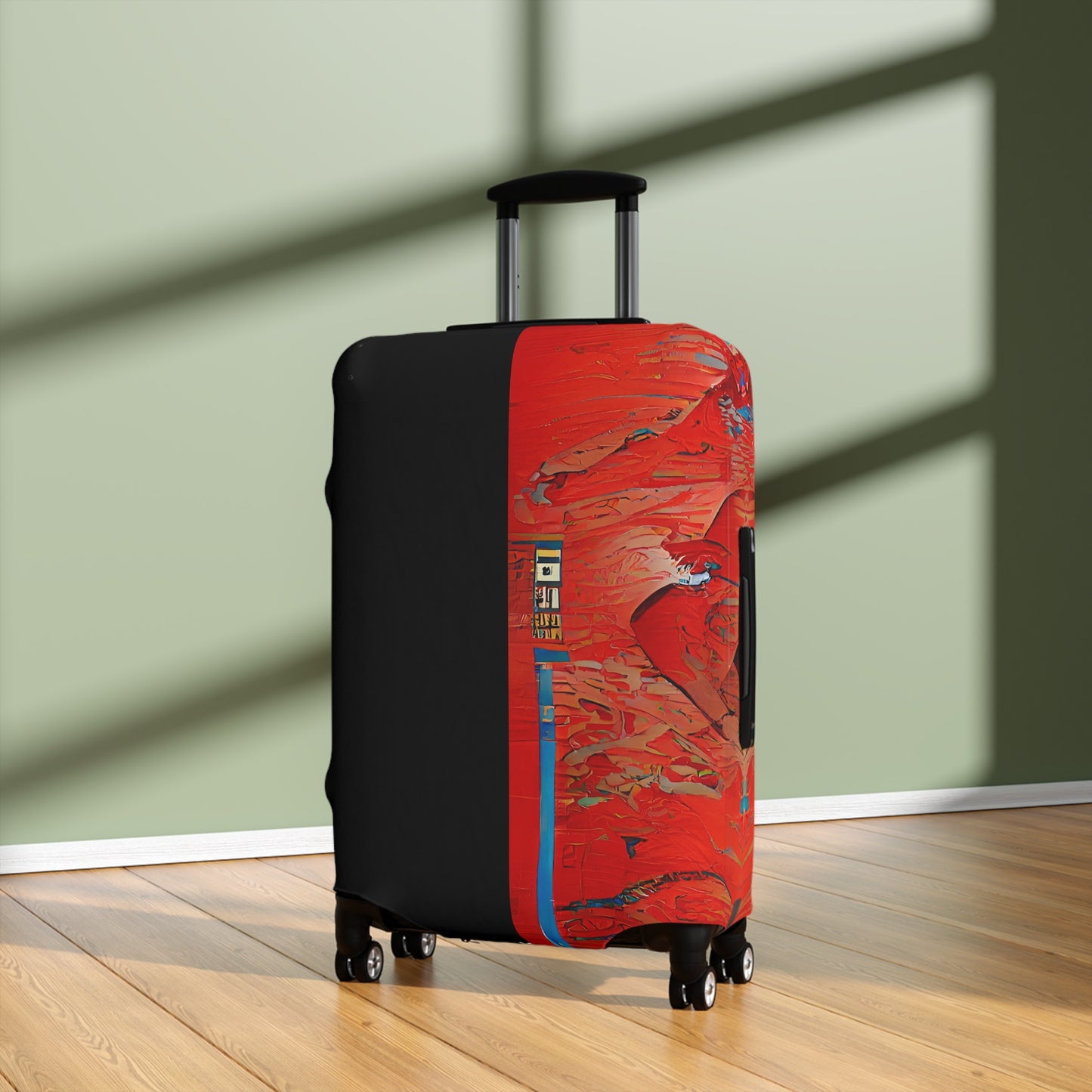 Half Black Half Hónghǎi – Protective Suitcase Cover - iSAW Company