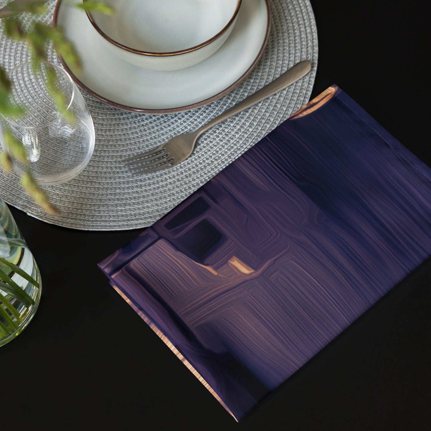 The Sleeping Yachts (at Sunset) - Cloth Napkin Set - iSAW Company