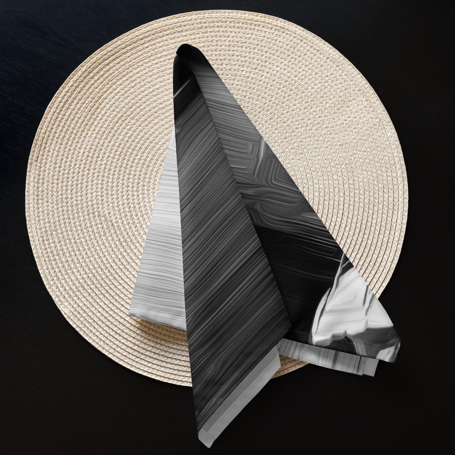 The Sleeping Yachts (at Night) - Cloth Napkin Set