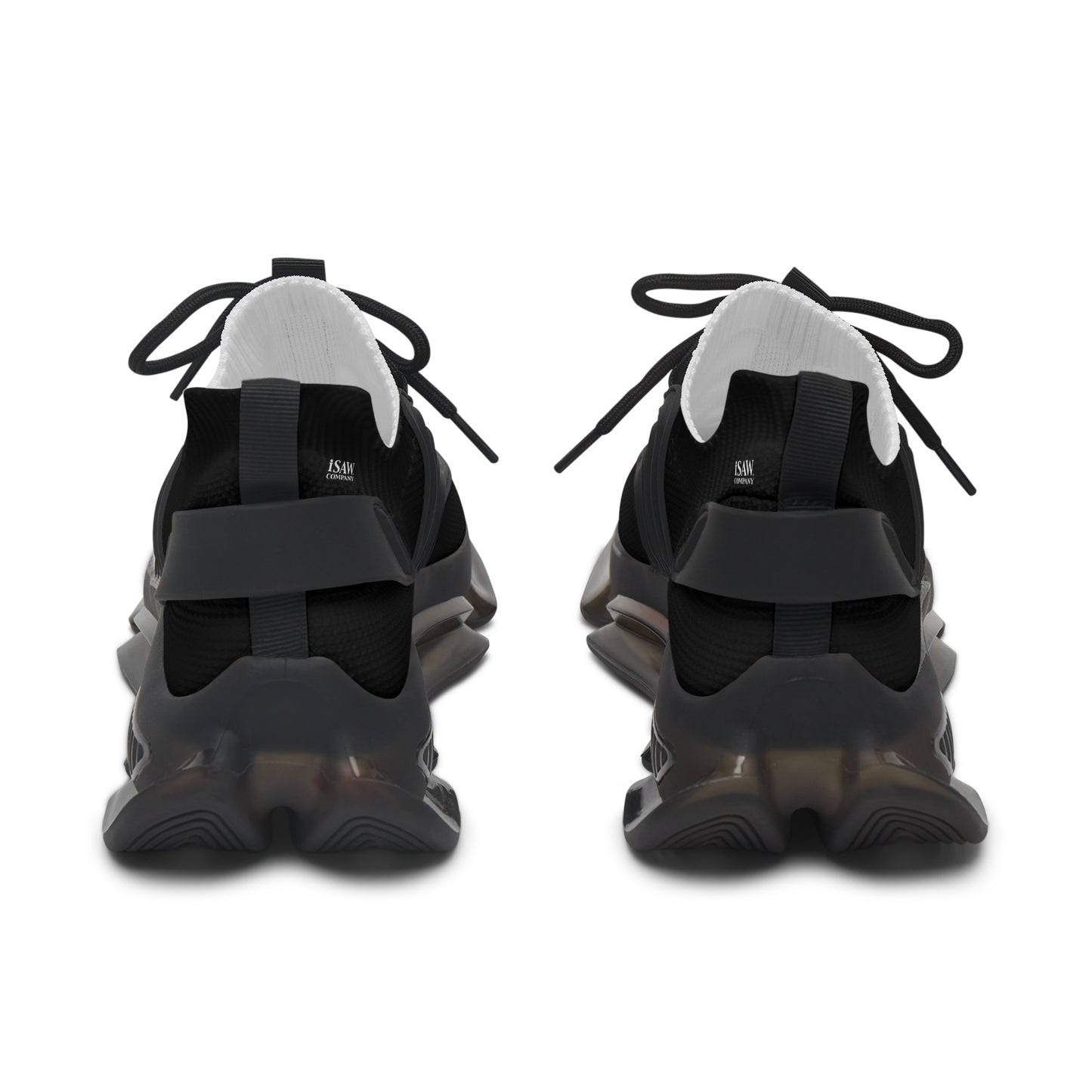 iSAW Womens Black Mesh Street Sneakers - iSAW Company