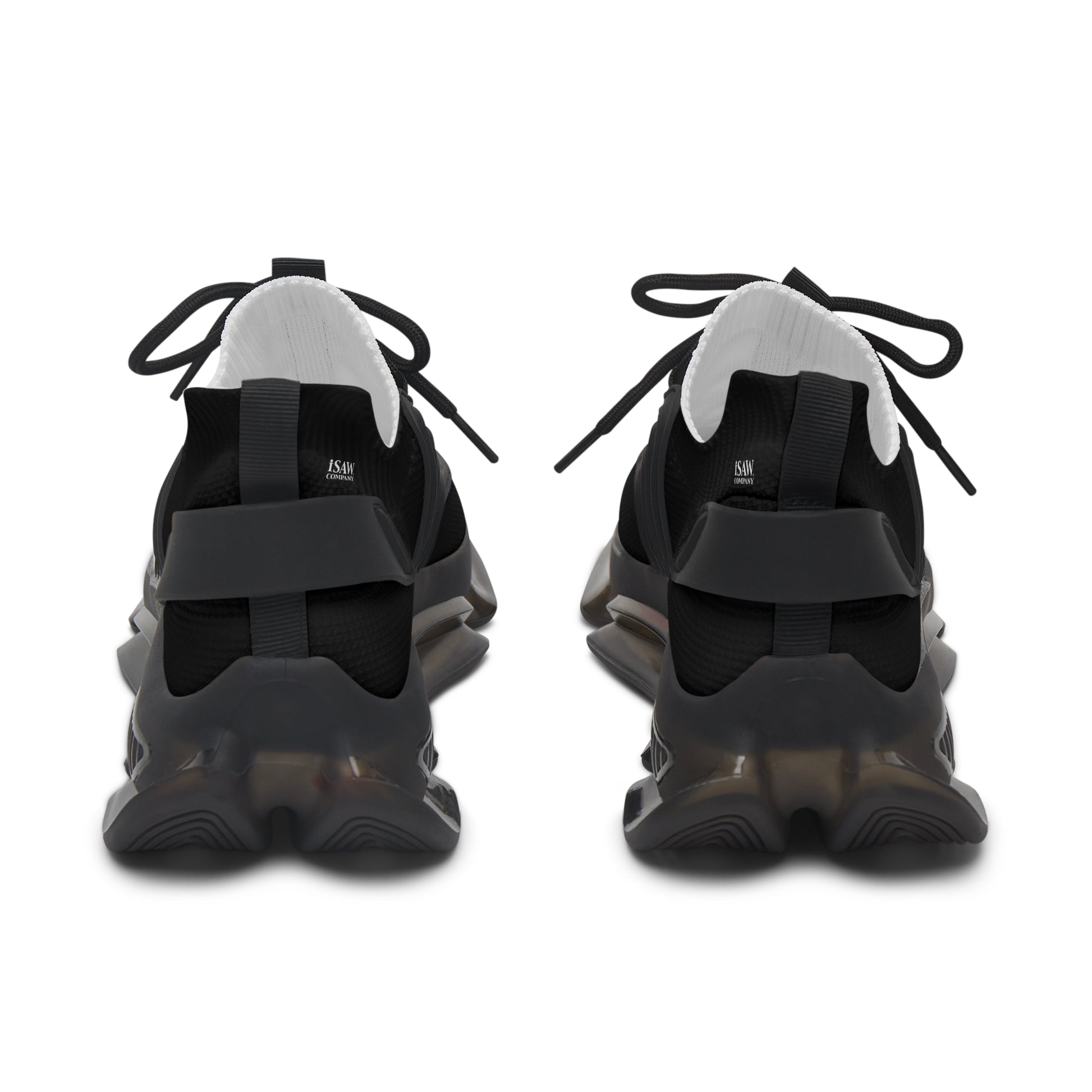 iSAW Womens Black Mesh Street Sneakers - iSAW Company