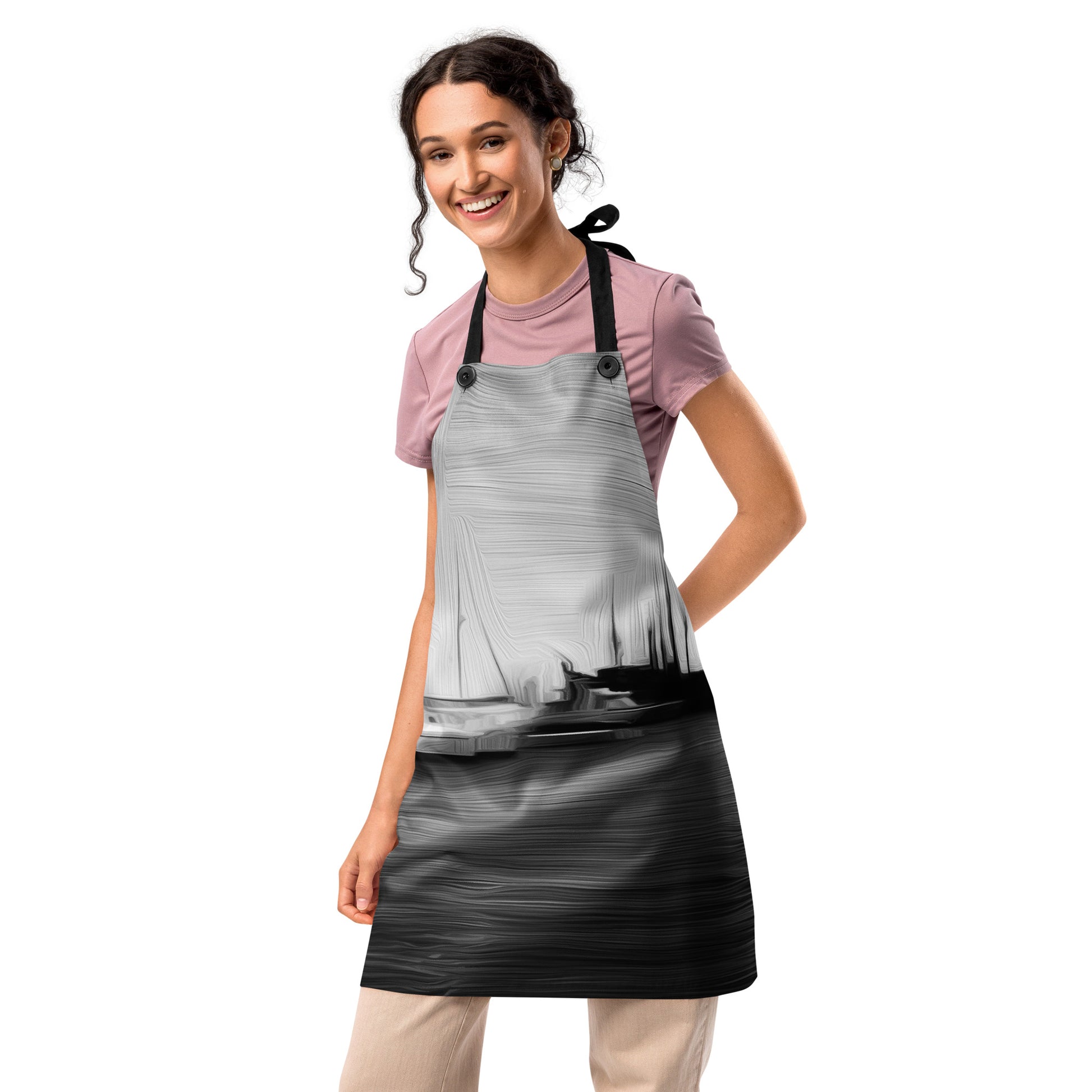 The Sleeping Yachts (at Night) - Apron - iSAW Company