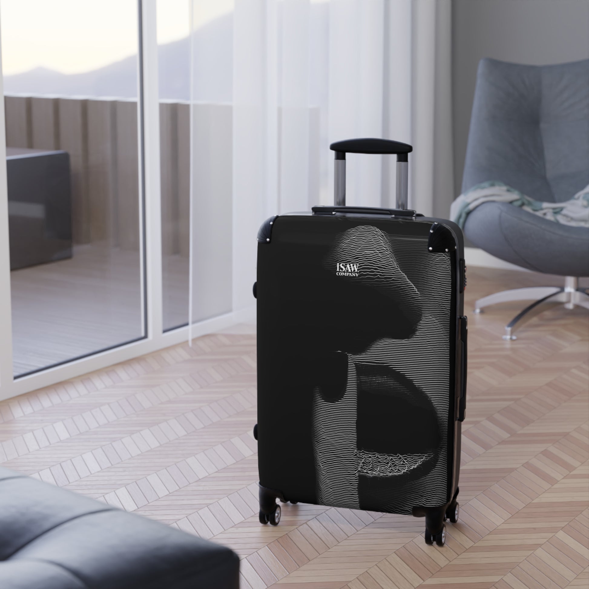 Shhh! - Hard - Shell Suitcase - iSAW Company