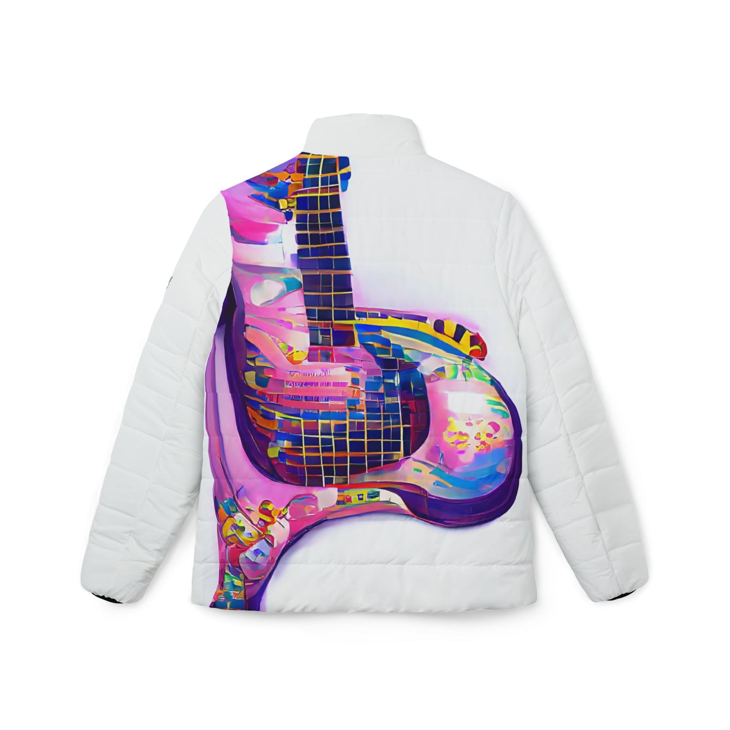 Hippie Guitar - Womens Puffer Jacket - iSAW Company