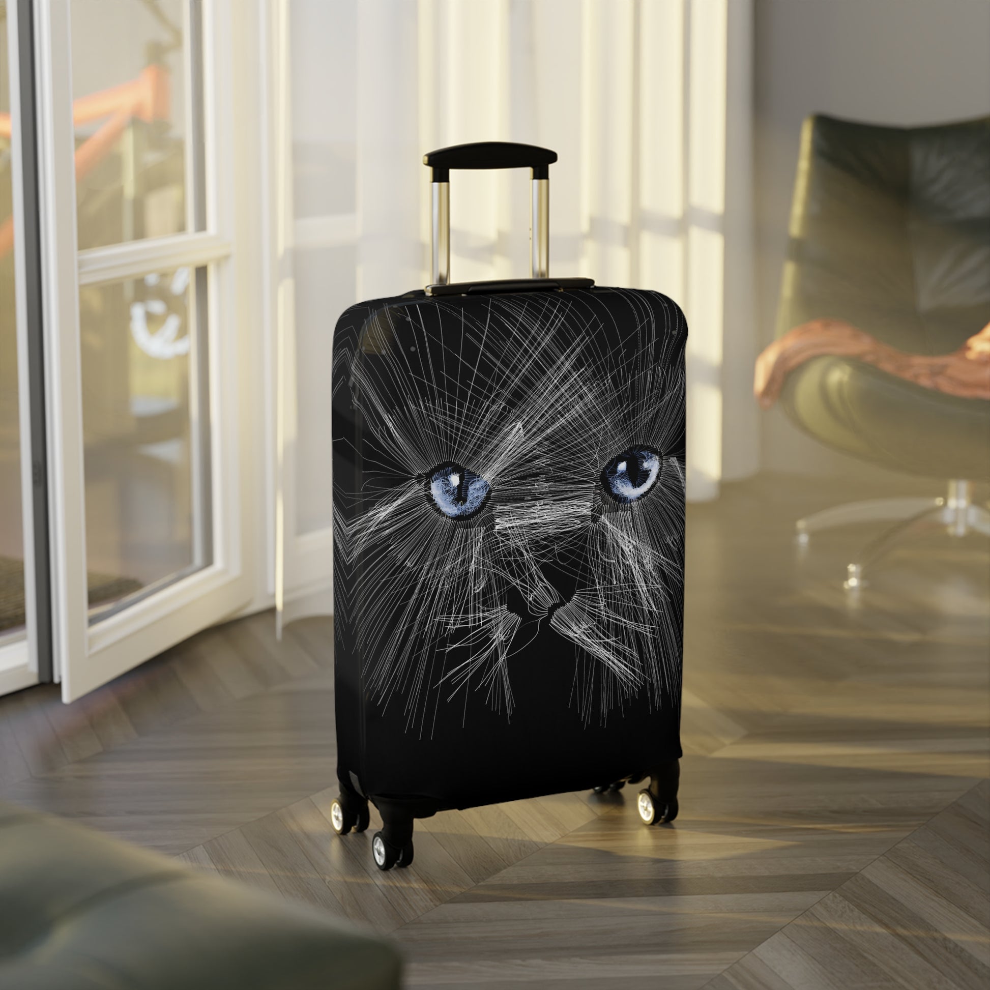 Mister Whiskers - Protective Suitcase Cover - iSAW Company