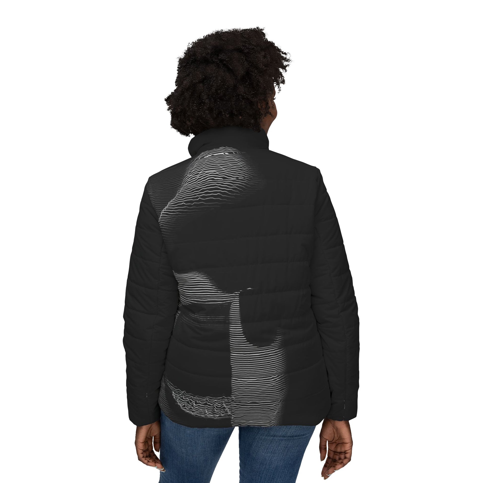 Shhh! - Womens Puffer Jacket - iSAW Company