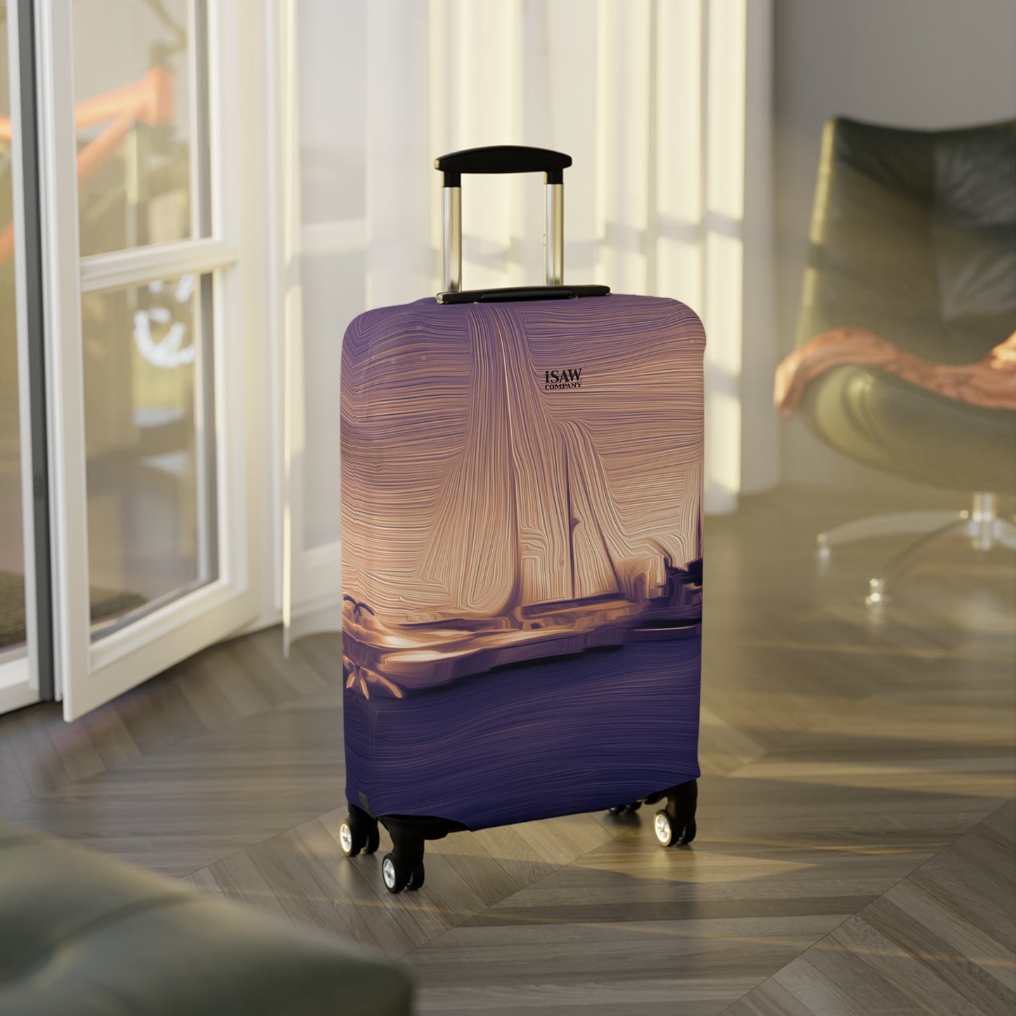 The Sleeping Yachts (at Sunset) – Protective Suitcase Cover - iSAW Company