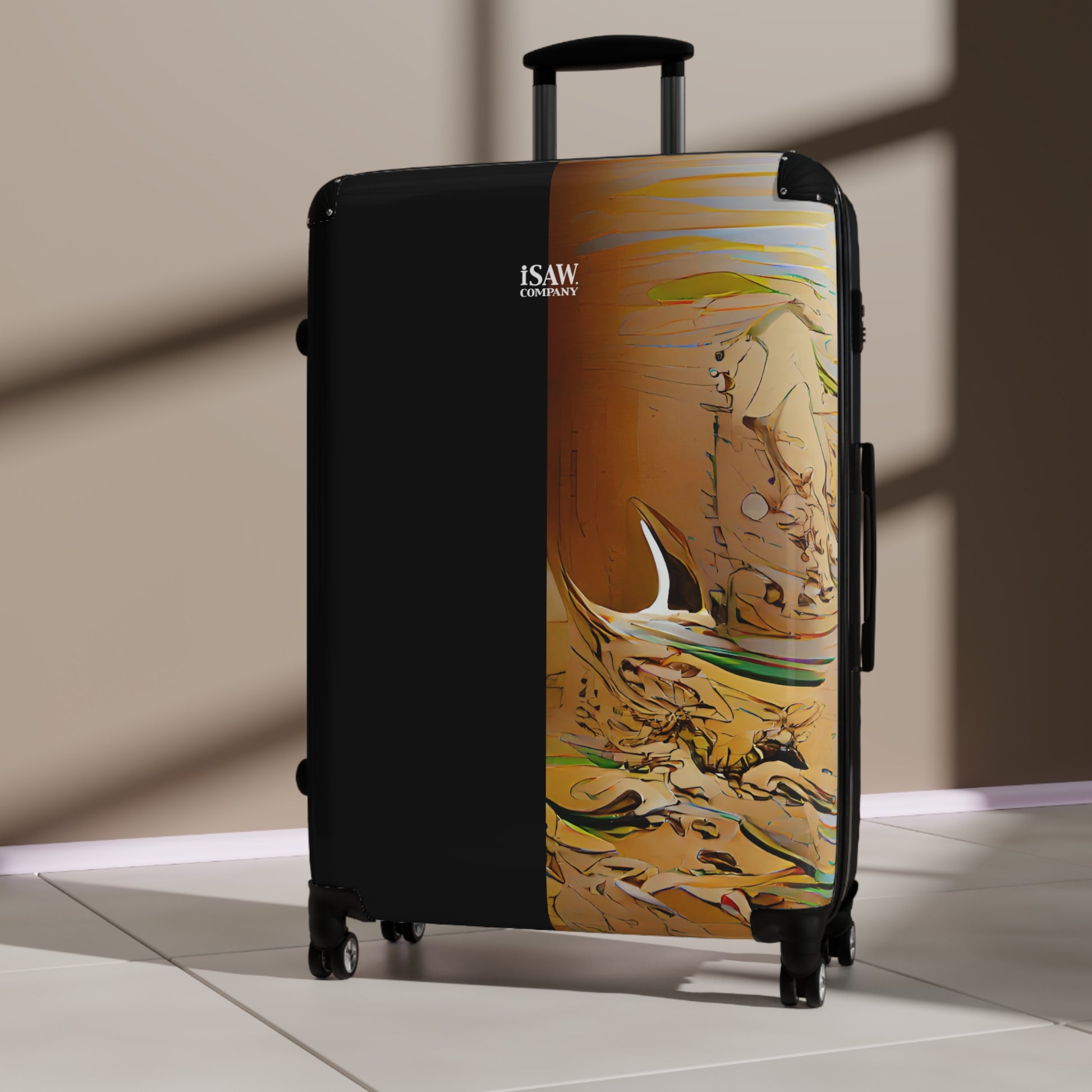Half Black Half Gāolàng - Hard - Shell Suitcase - iSAW Company