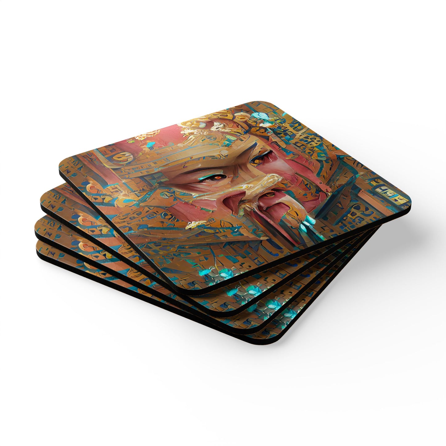 Huángdì - Cork Back Coaster Set - iSAW Company