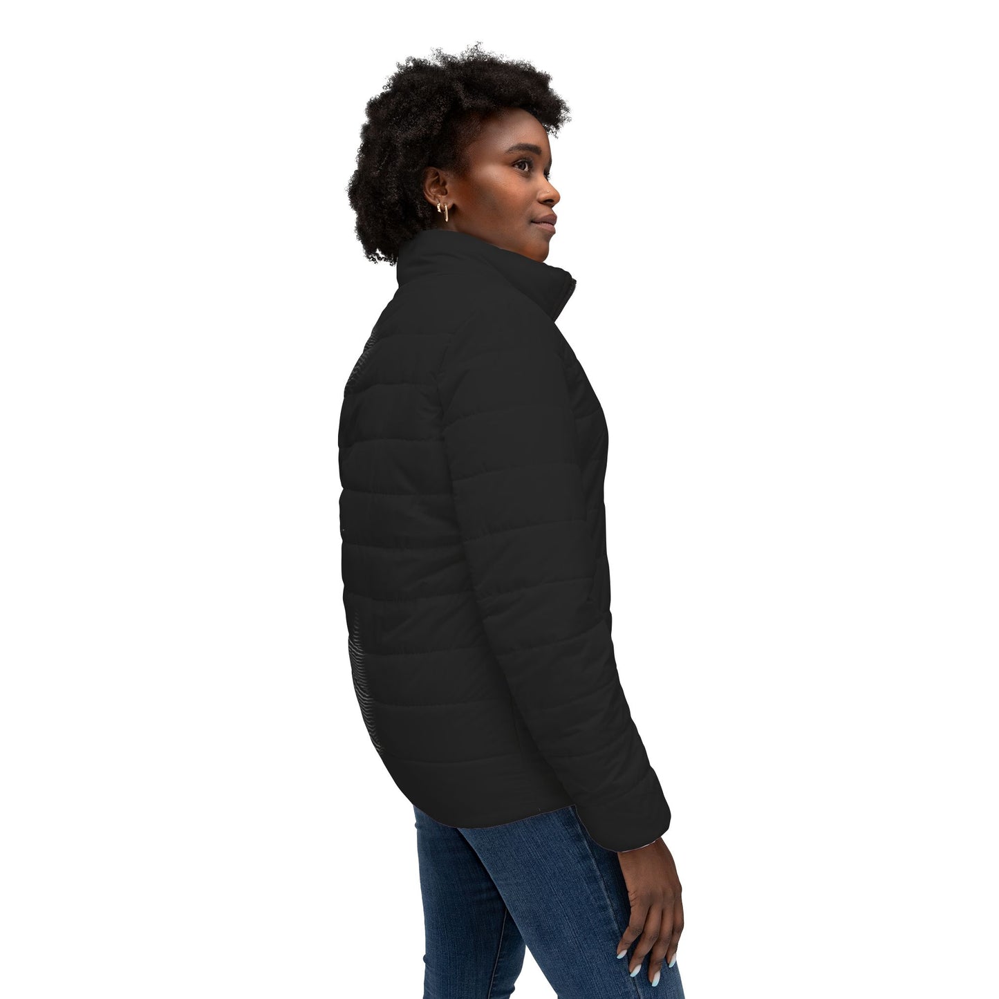 Shhh! - Womens Puffer Jacket - iSAW Company