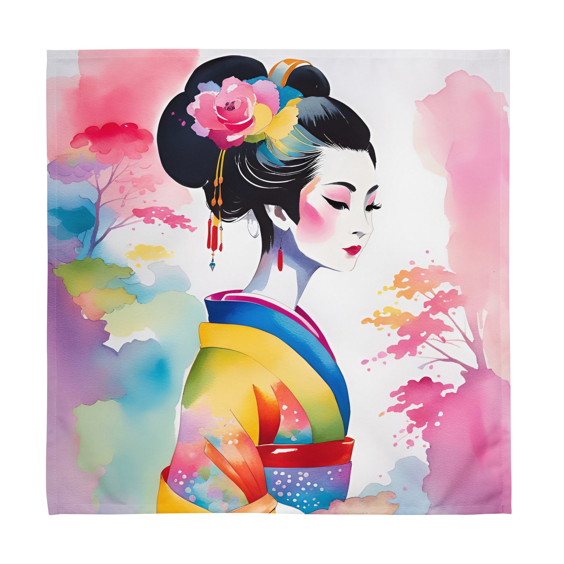 Geisha Girl - Cloth Napkin Set - iSAW Company