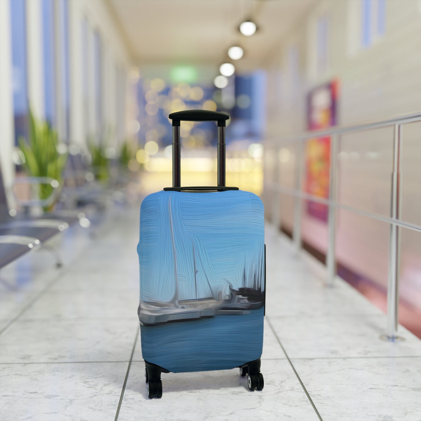The Sleeping Yachts (at Morning) – Protective Suitcase Cover - iSAW Company