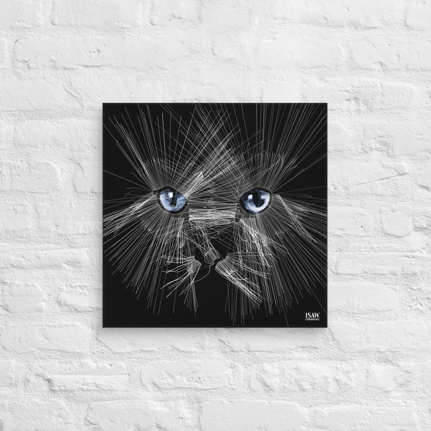 Mister Whiskers - Canvas Print - iSAW Company