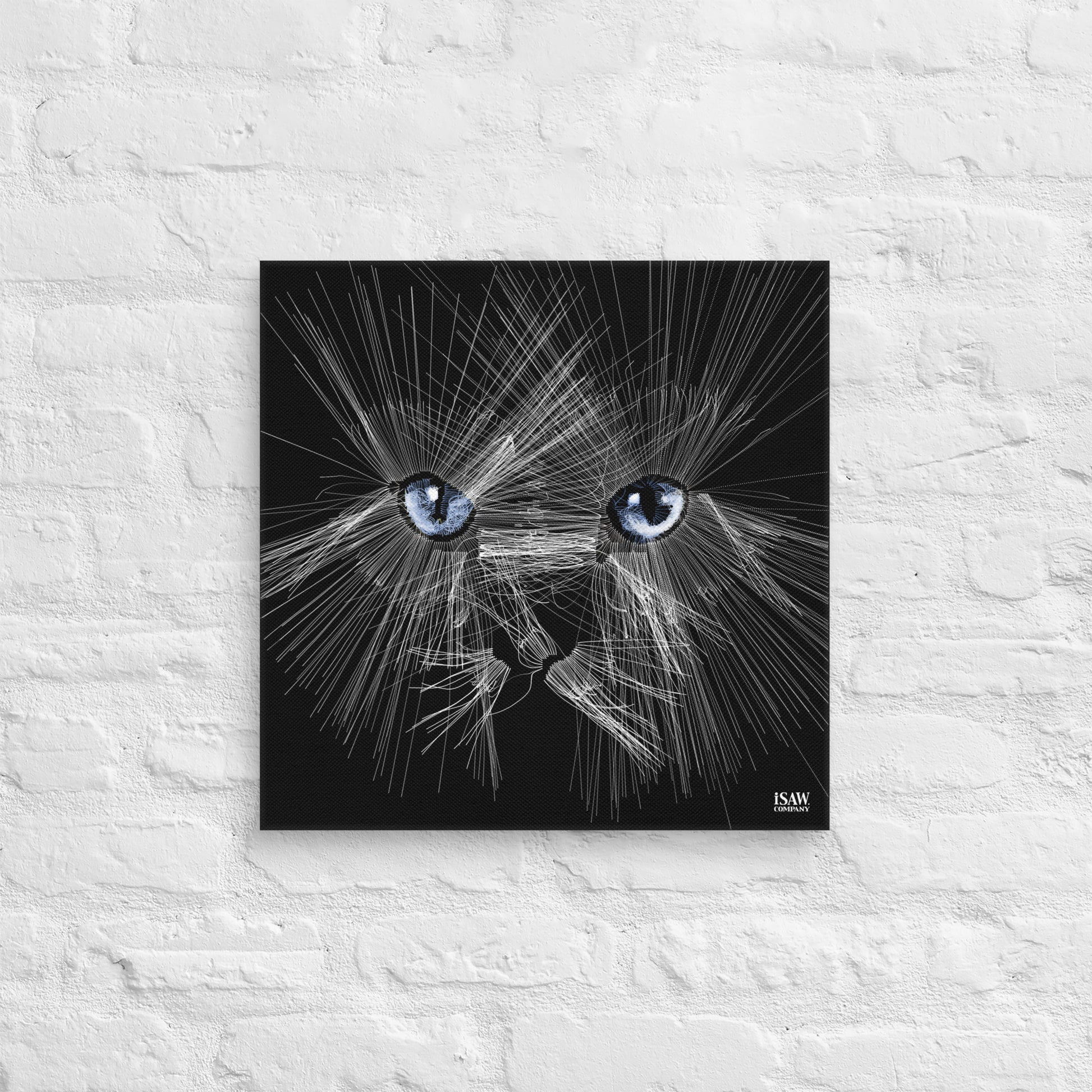 Mister Whiskers - Canvas Print - iSAW Company