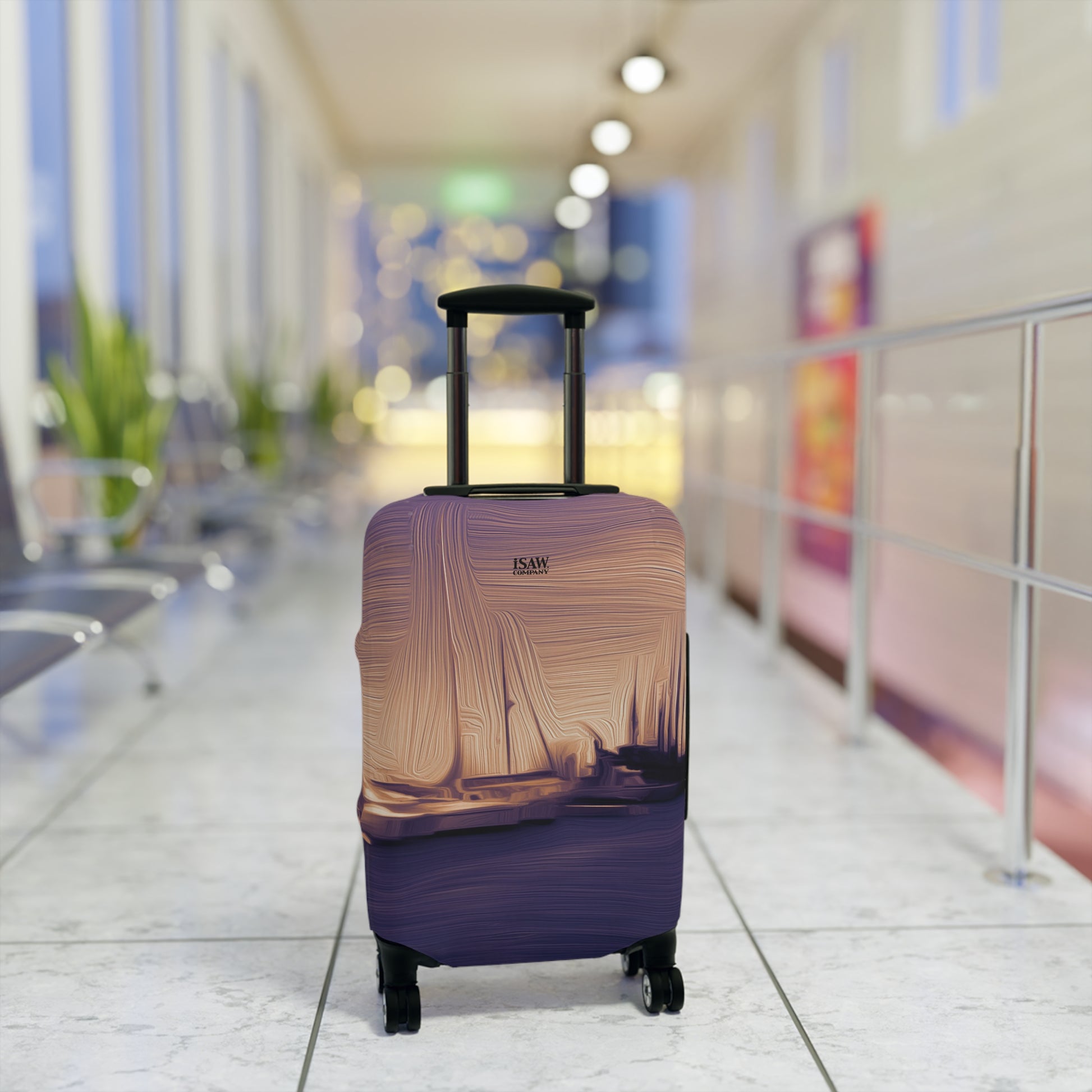 The Sleeping Yachts (at Sunset) – Protective Suitcase Cover - iSAW Company