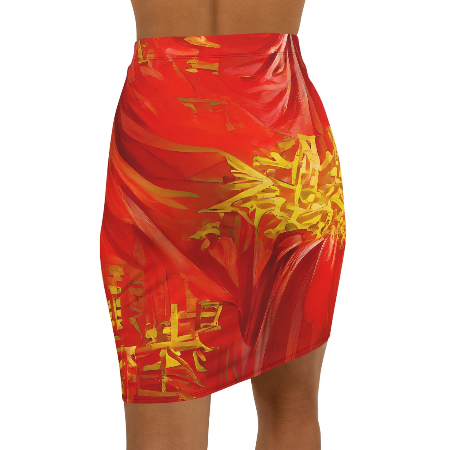 Qízhì - Womens Pencil Skirt - iSAW Company