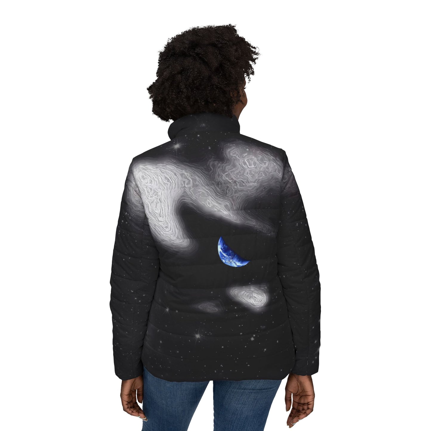 In The Quiet of Your Mind - Womens Puffer Jacket - iSAW Company