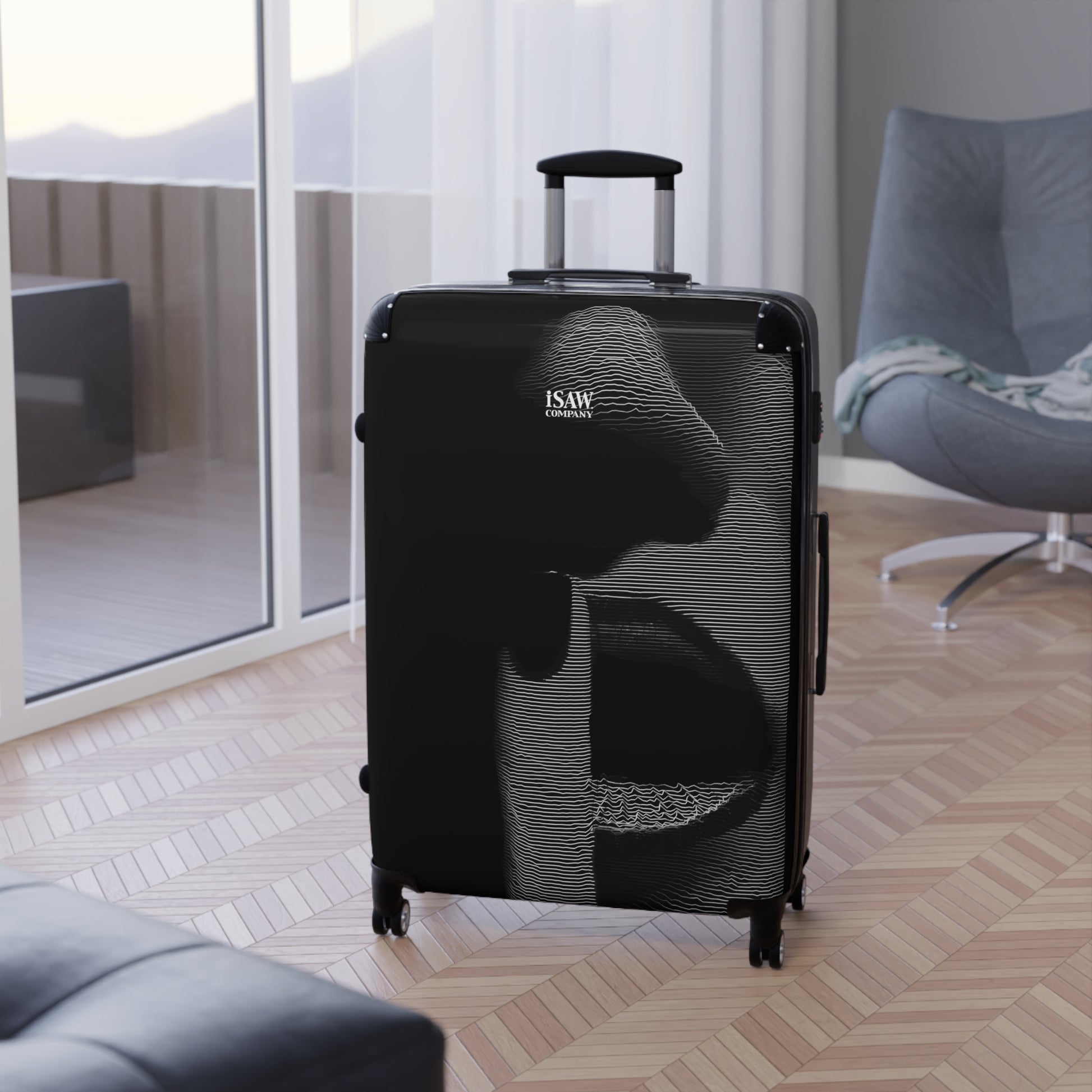 Shhh! - Hard - Shell Suitcase - iSAW Company