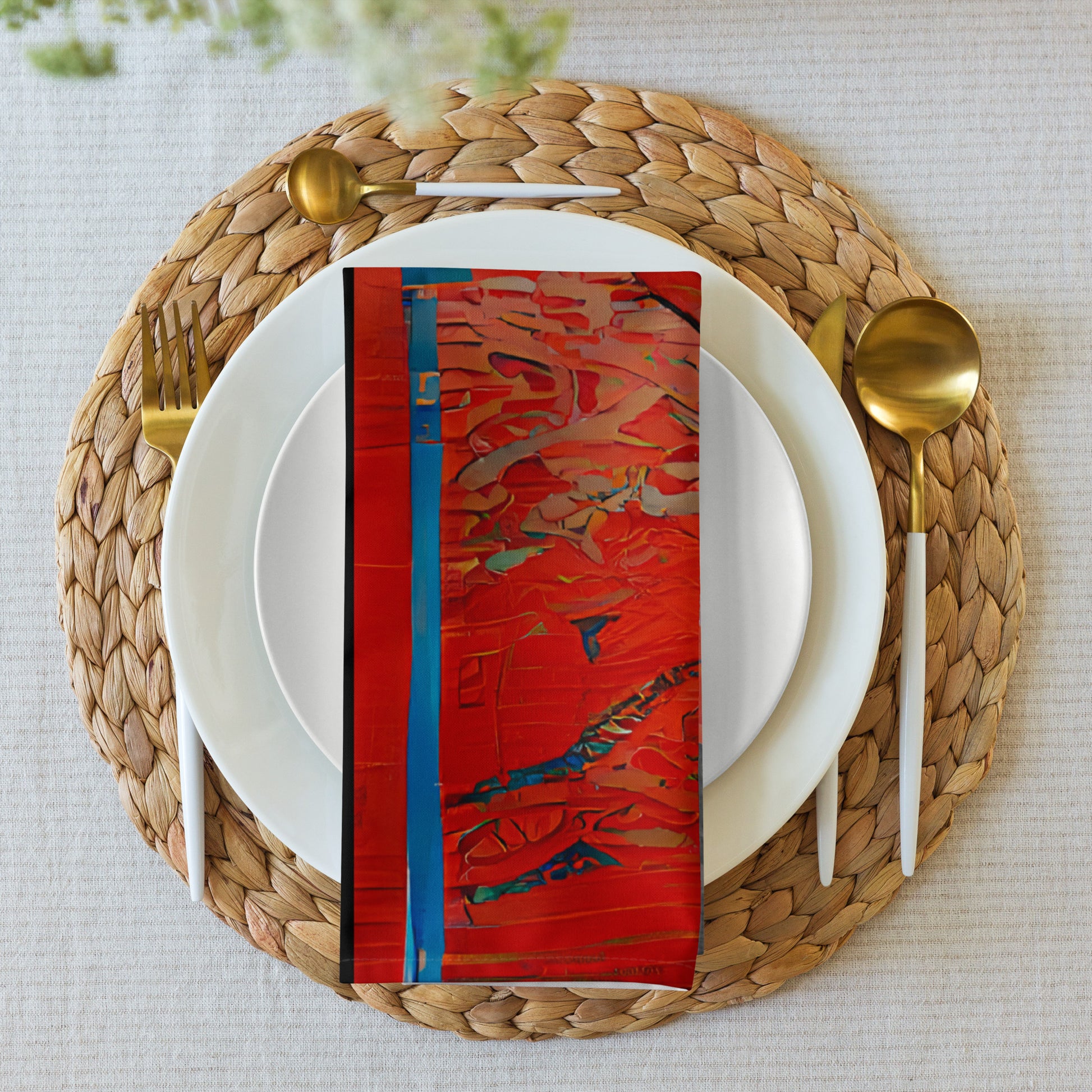 Half Black Half Hónghǎi - Cloth Napkin Set - iSAW Company