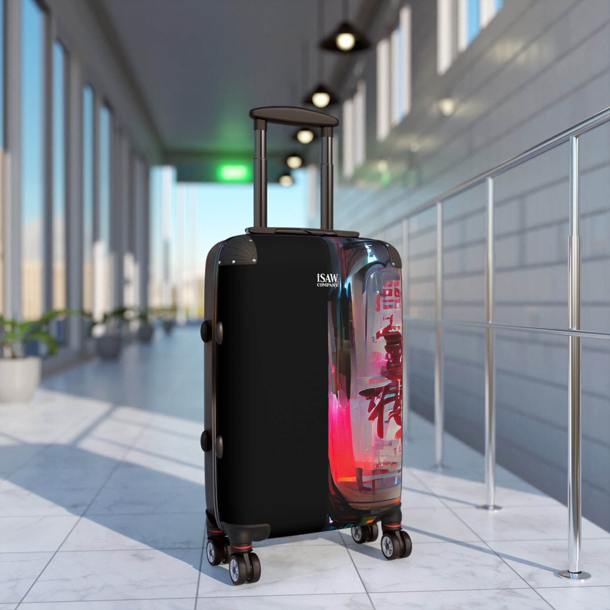 Half Black Half Báijiǔ - Hard - Shell Suitcase - iSAW Company