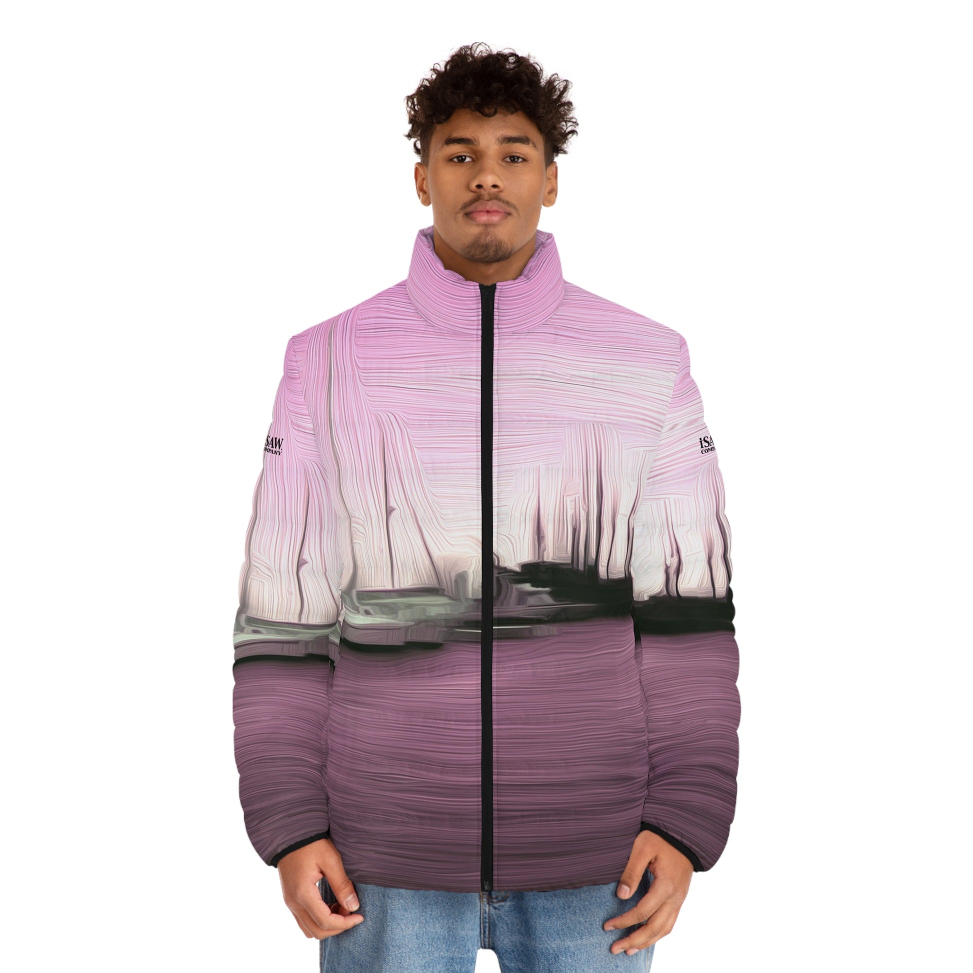 The Sleeping Yachts (at Evening) - Mens Puffer Jacket - iSAW Company