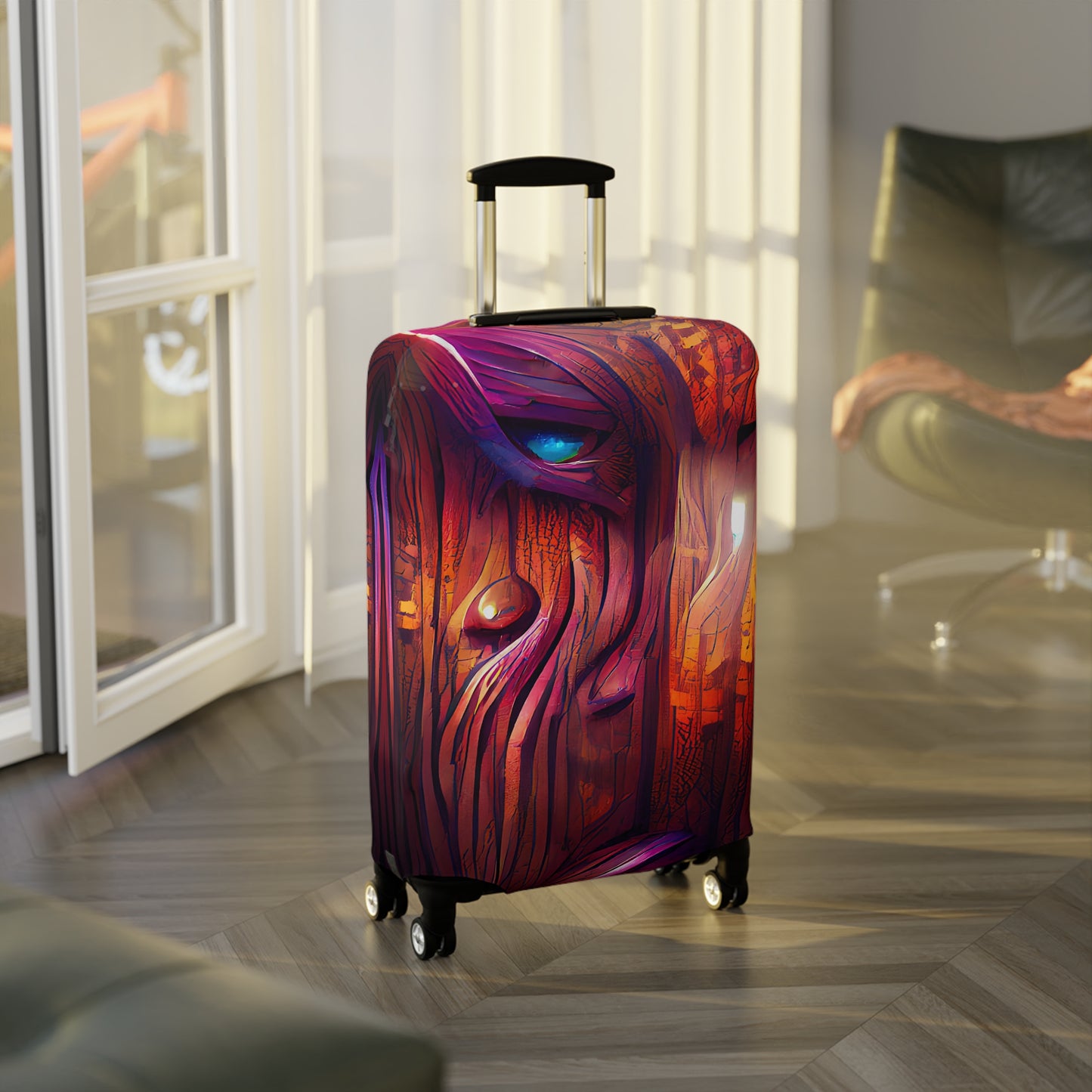 Hardwood – Protective Suitcase Cover - iSAW Company