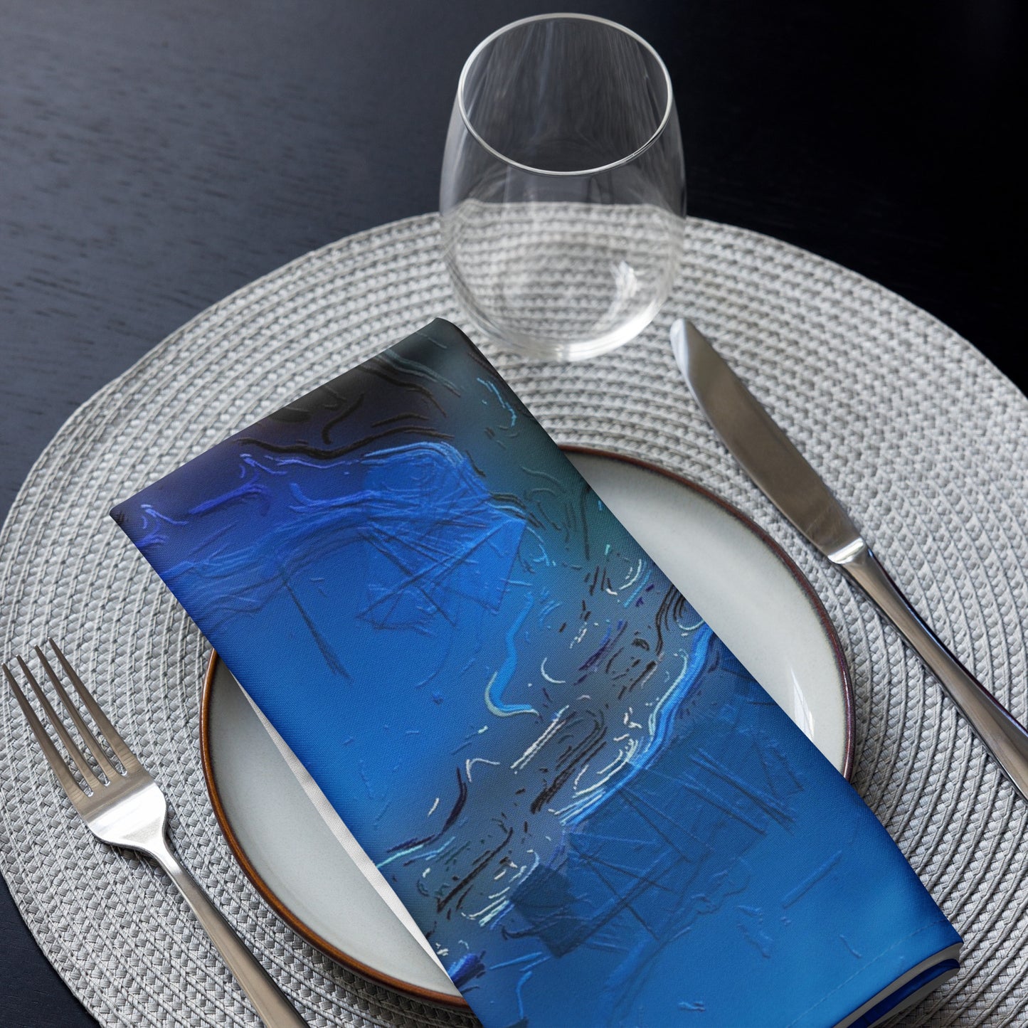 A Drop In The Ocean - Cloth Napkin Set - iSAW Company