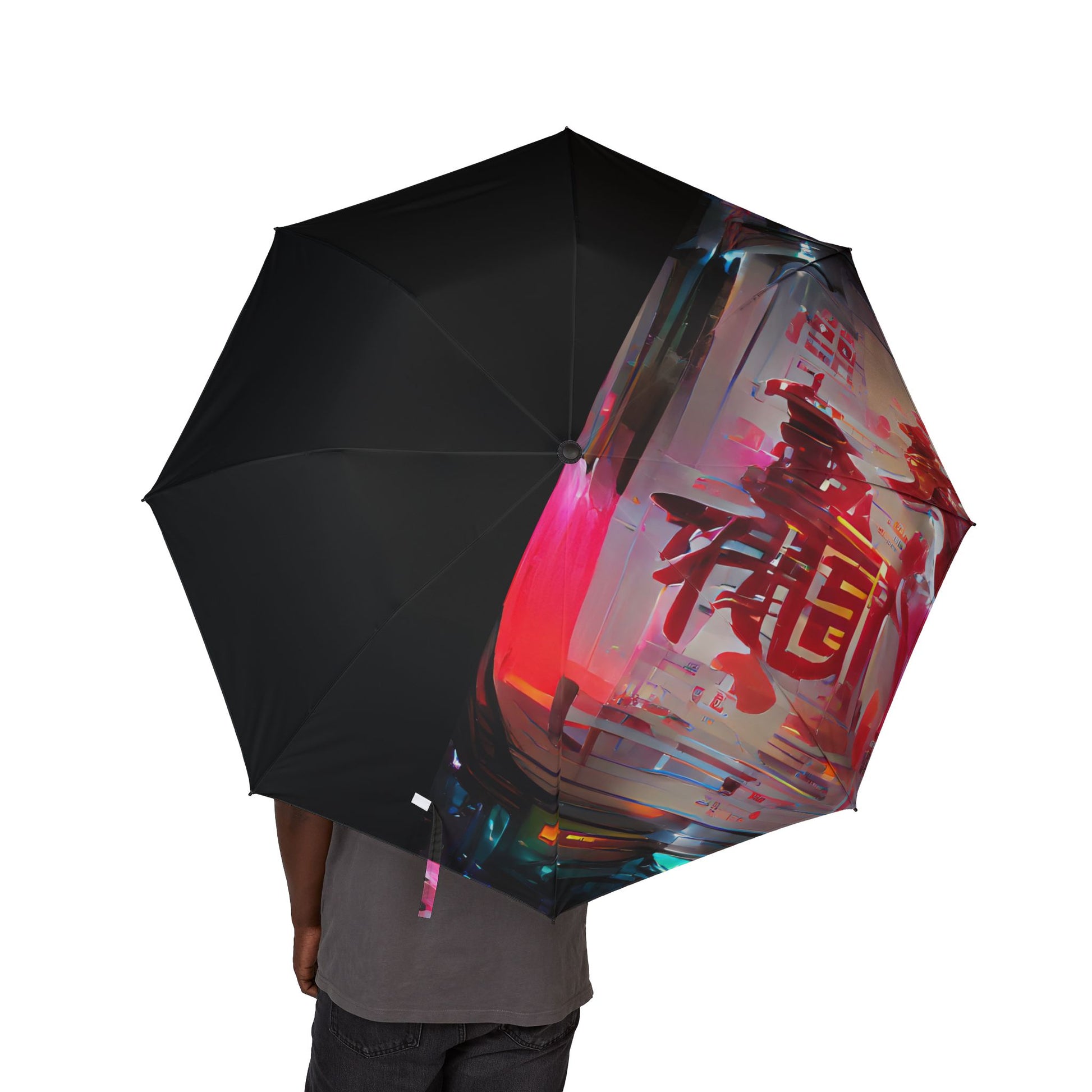 Half Black Half Báijiǔ - Windproof Umbrella - iSAW Company