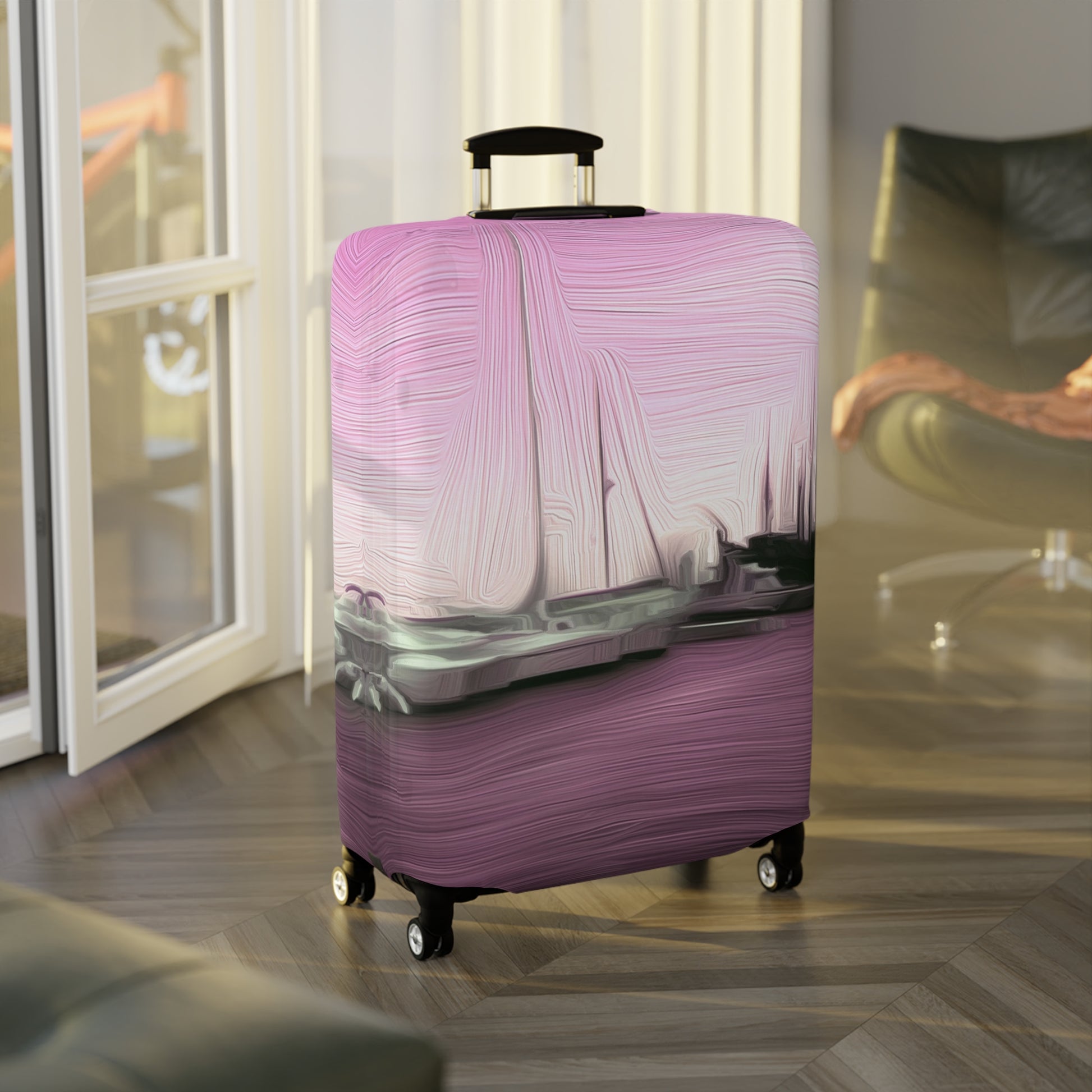 The Sleeping Yachts (at Evening) – Protective Suitcase Cover - iSAW Company