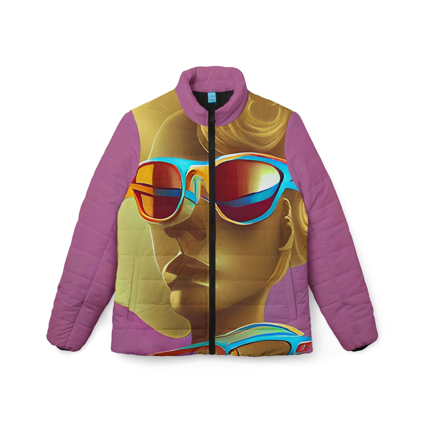 Retro Cool Pink - Womens Puffer Jacket - iSAW Company