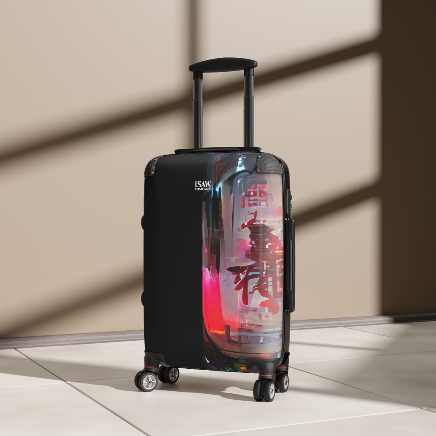 Half Black Half Báijiǔ - Hard - Shell Suitcase - iSAW Company