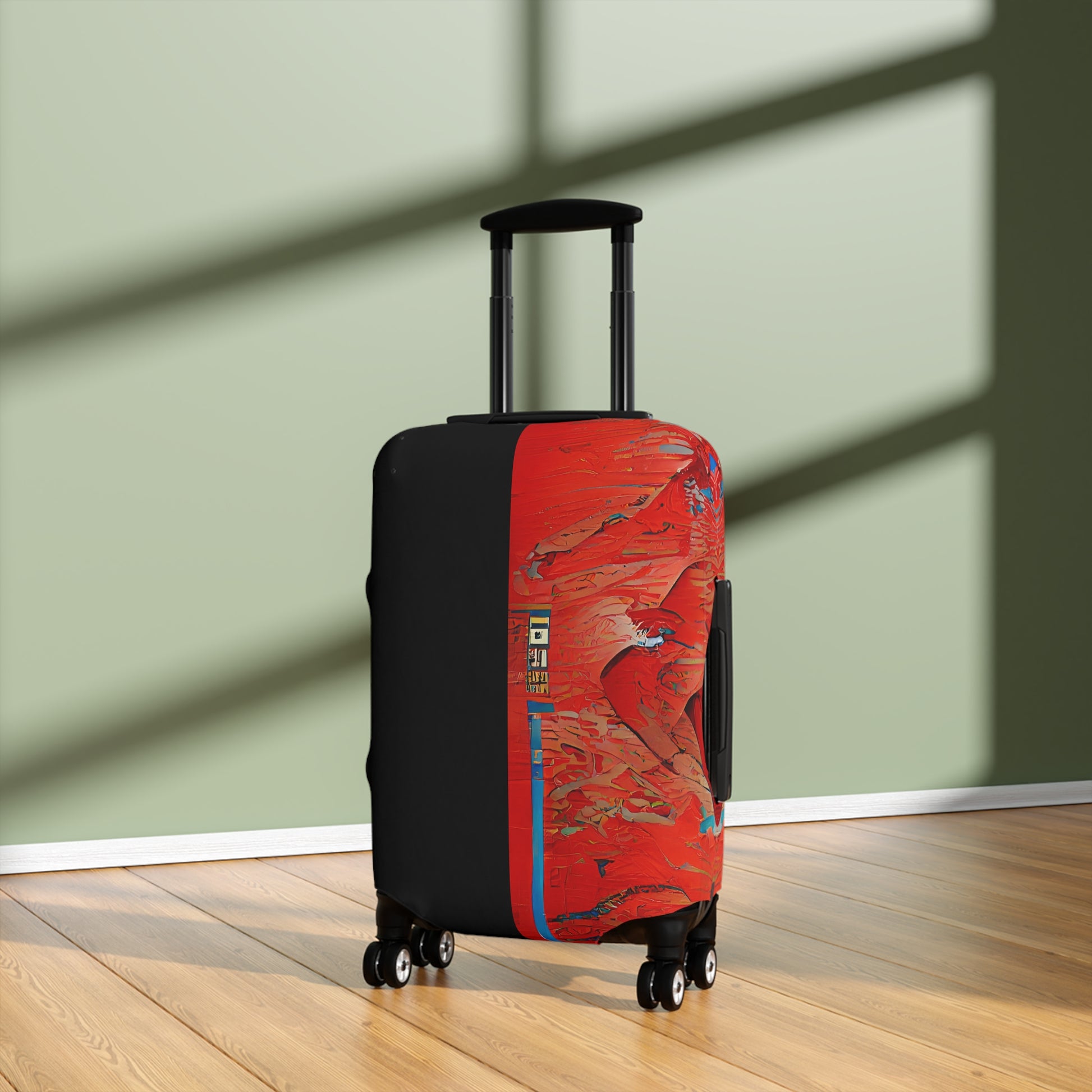 Half Black Half Hónghǎi – Protective Suitcase Cover - iSAW Company