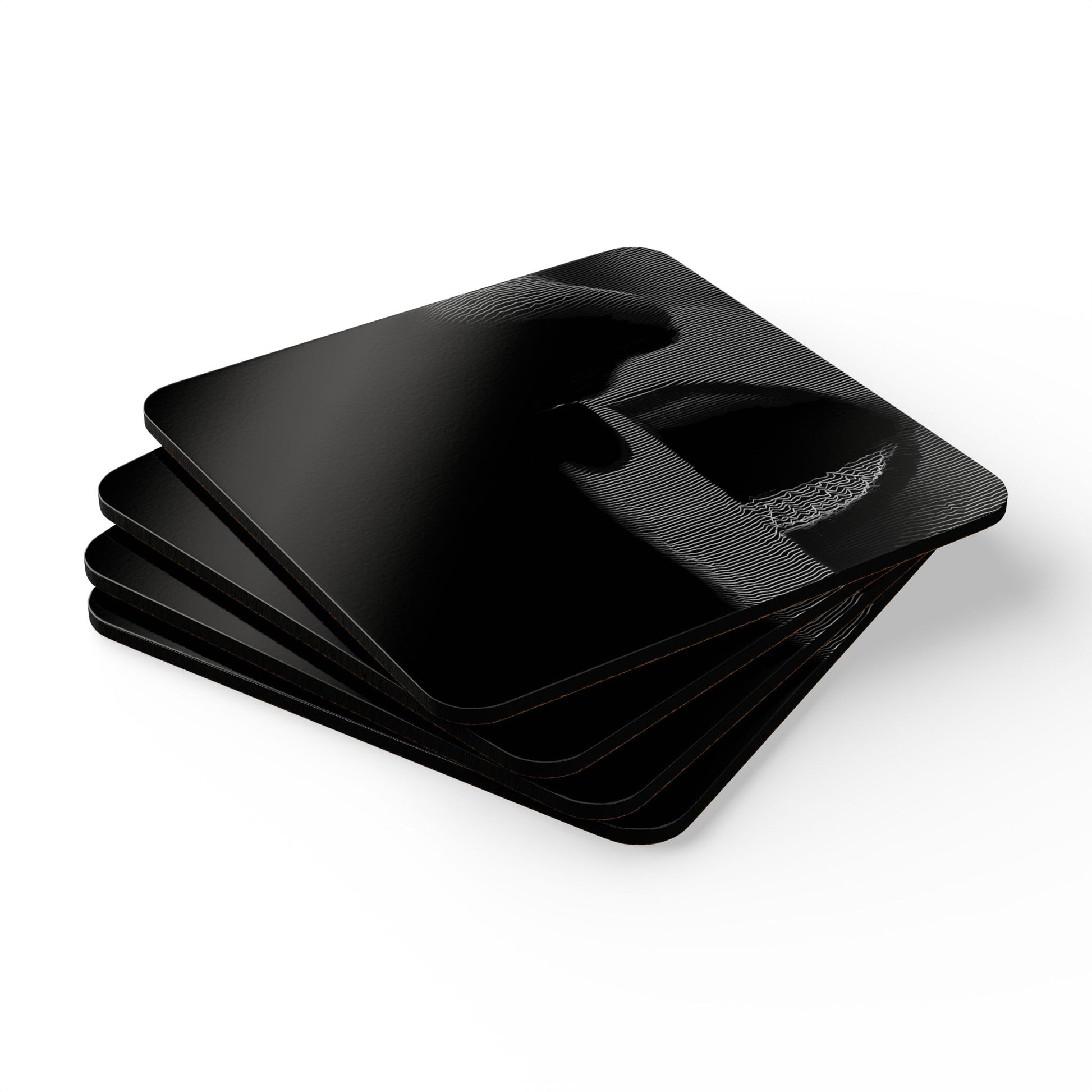 Shhh! - Cork Back Coaster Set - iSAW Company