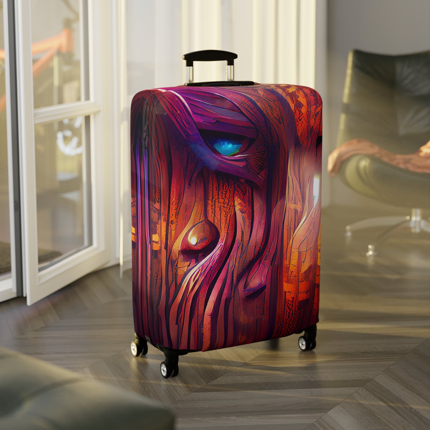 Hardwood – Protective Suitcase Cover - iSAW Company
