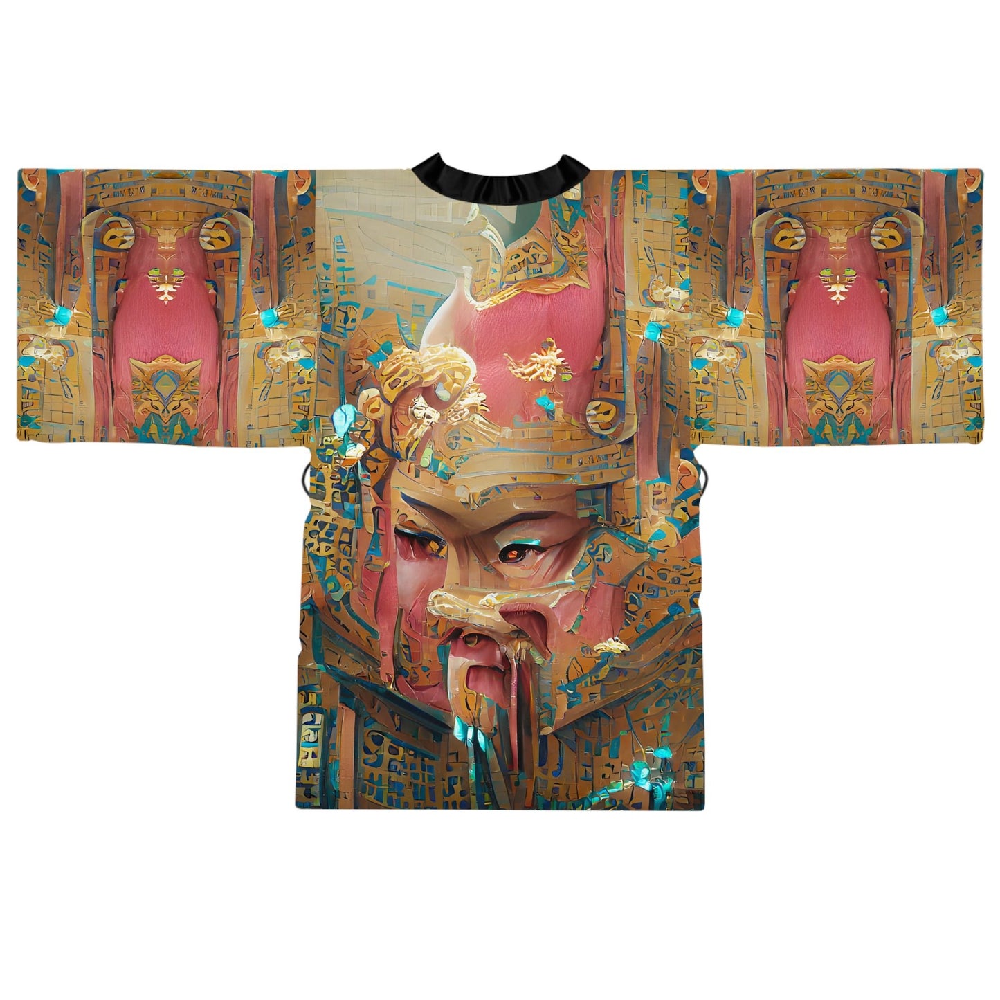 Huángdì - Womens Long Sleeve Kimono Robe - iSAW Company