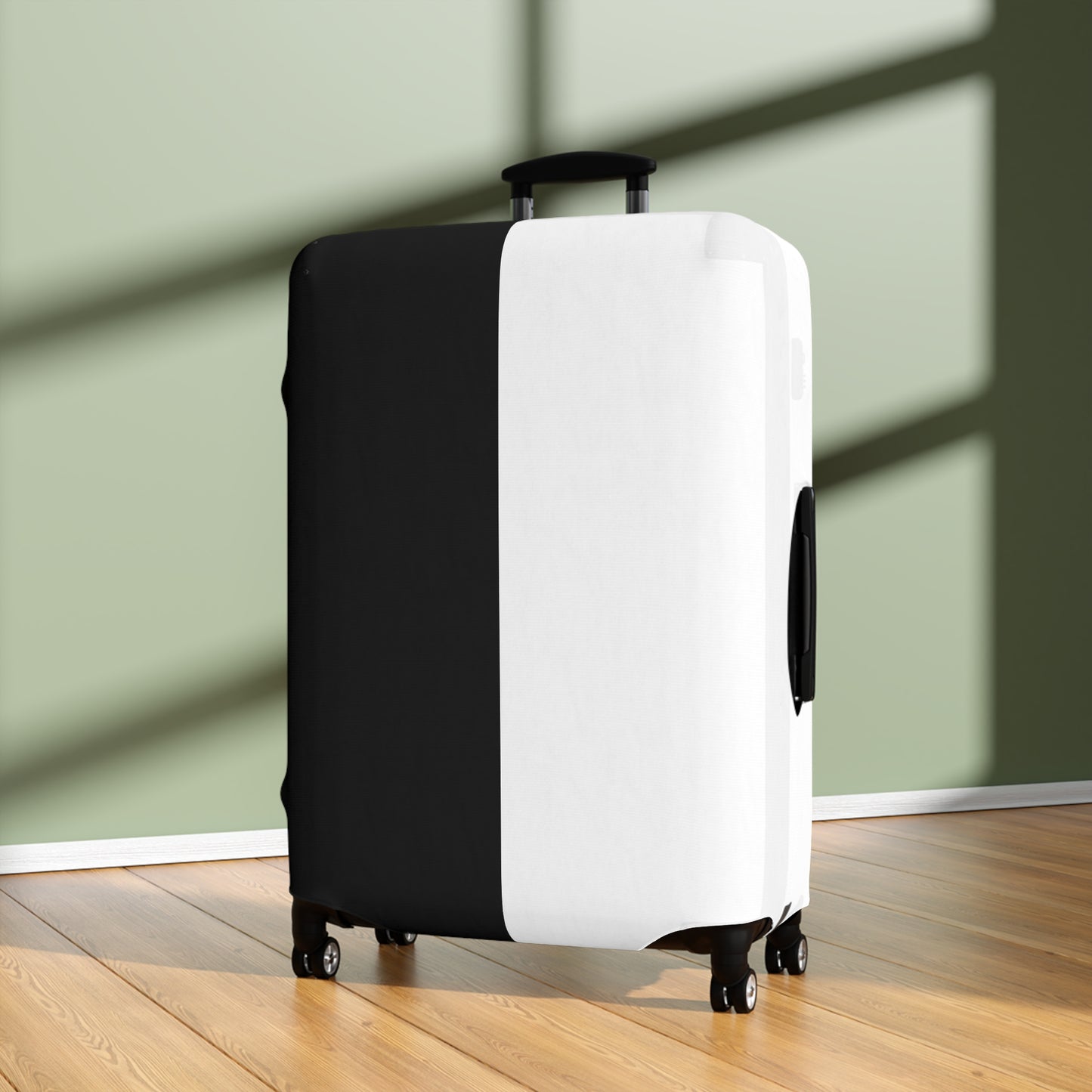 Half Black Half White – Protective Suitcase Cover - iSAW Company