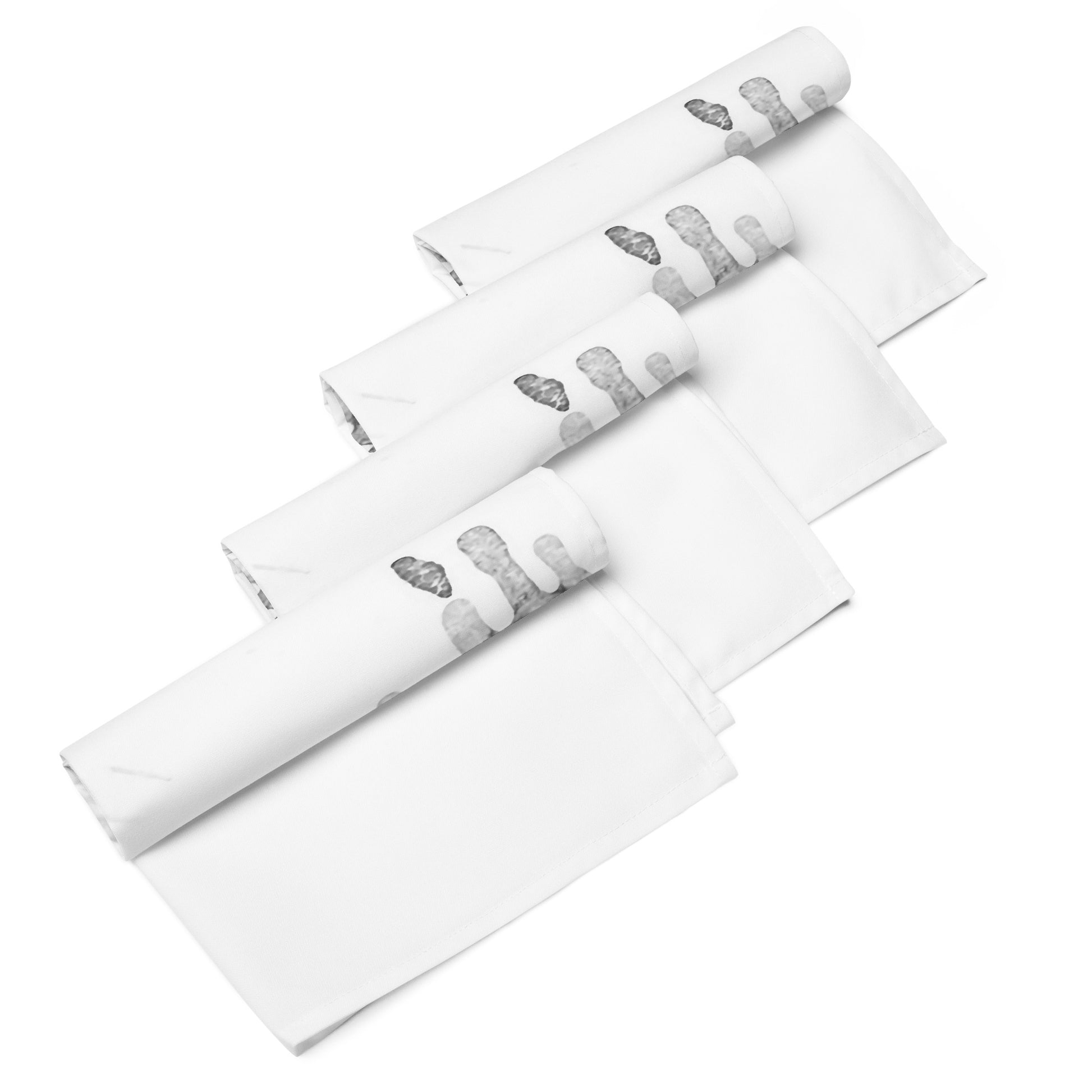 Watercolour Grey Splash - Cloth Napkin Set - iSAW Company