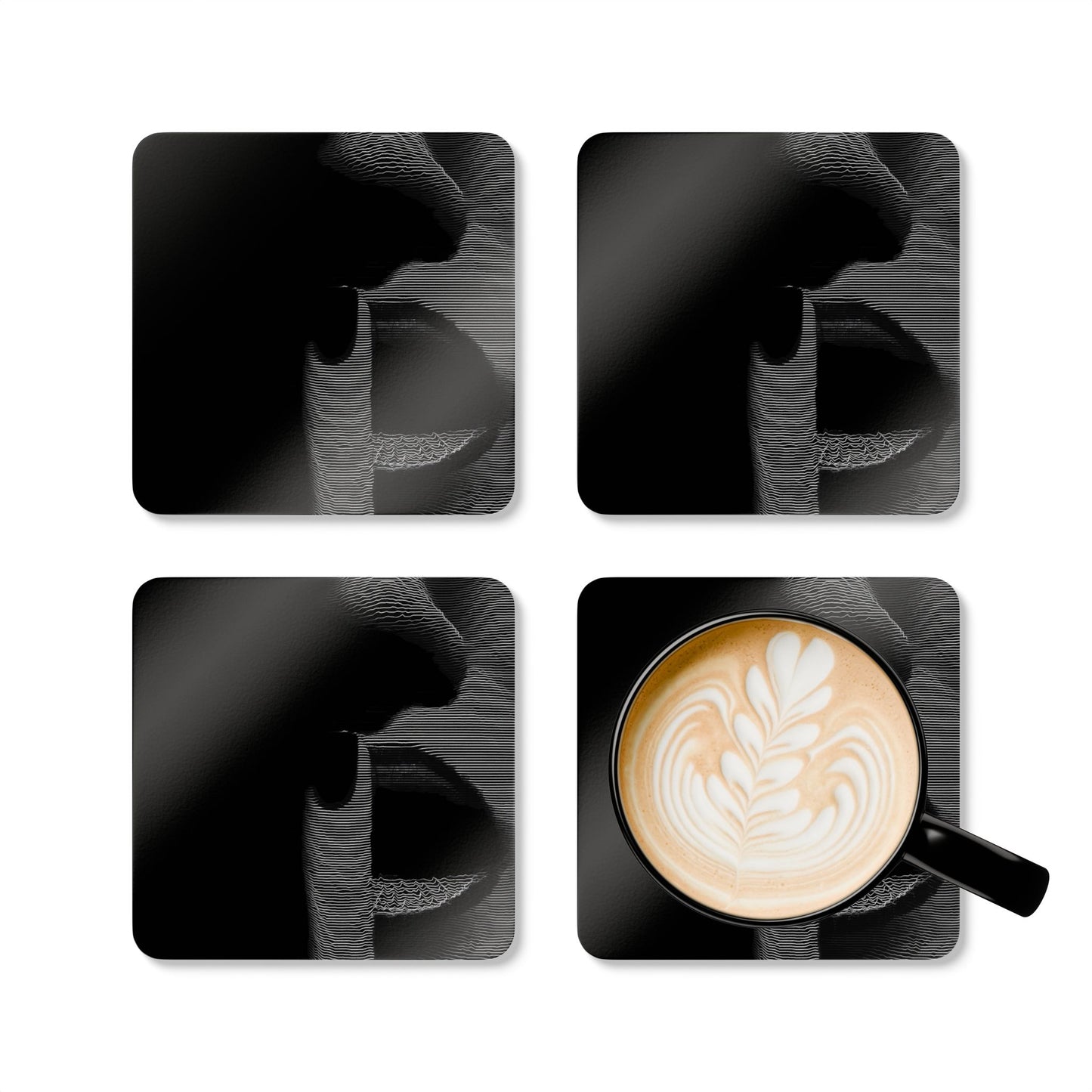 Shhh! - Cork Back Coaster Set - iSAW Company