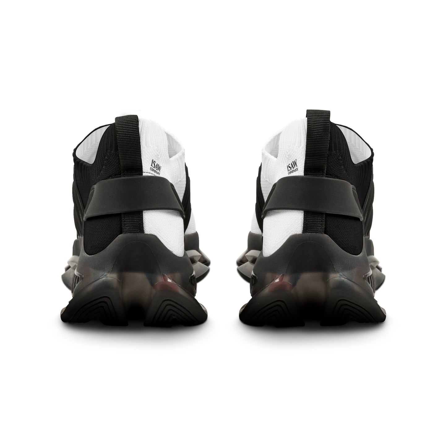 Half Black Half White - Mens Mesh Street Sneakers