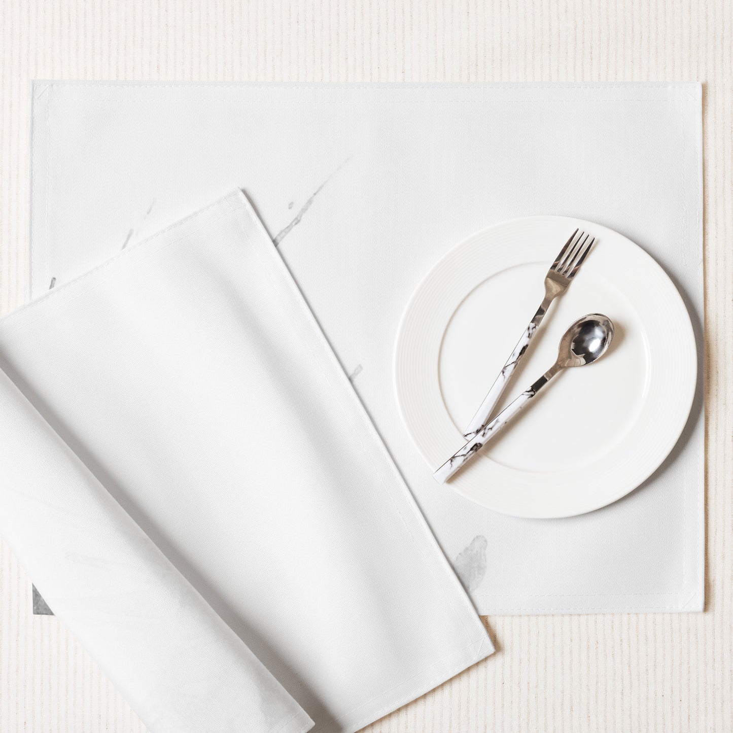 Watercolour Grey Splash - Placemat Set - iSAW Company