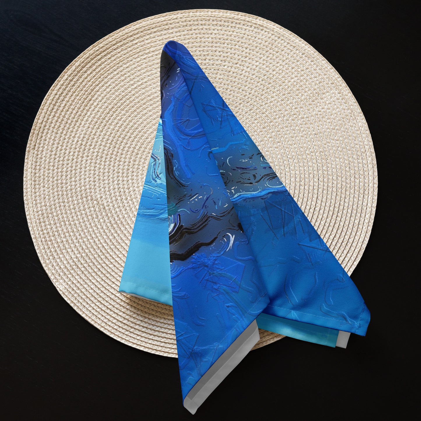 A Drop In The Ocean - Cloth Napkin Set - iSAW Company