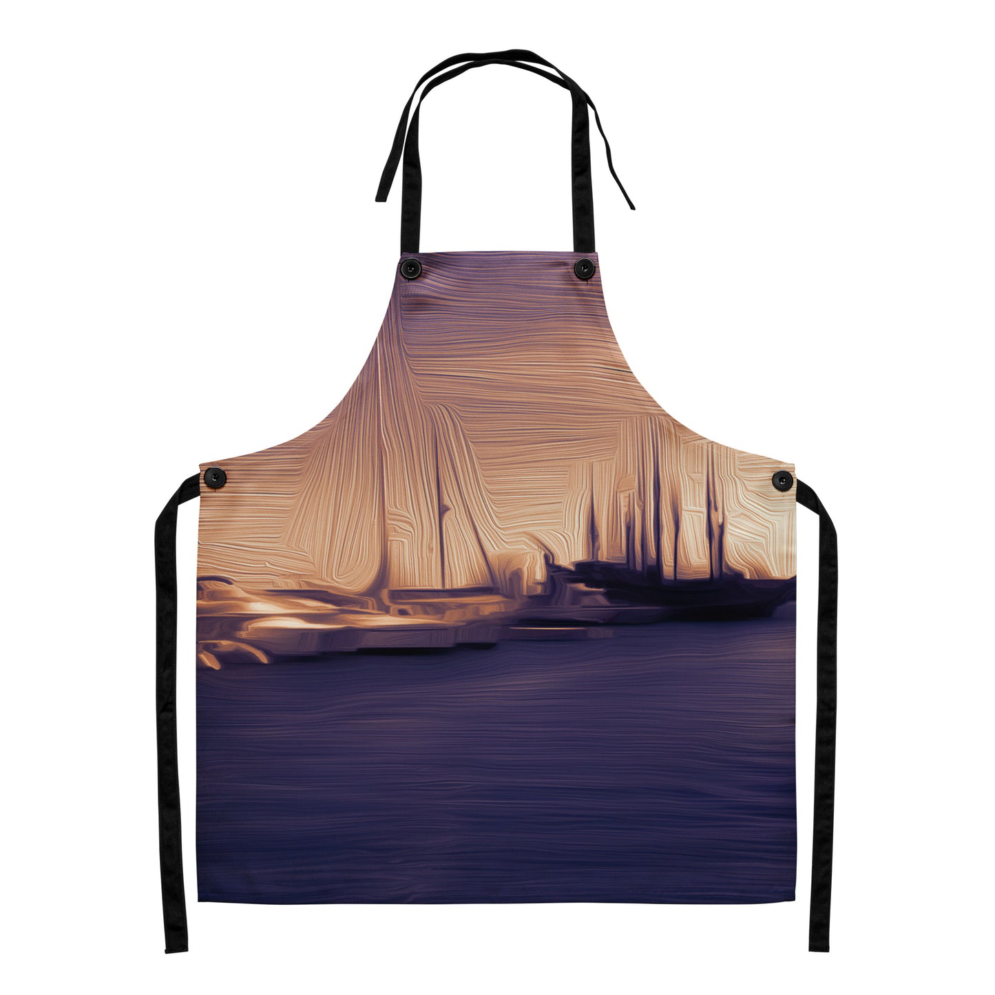 The Sleeping Yachts (at Sunset) - Apron - iSAW Company