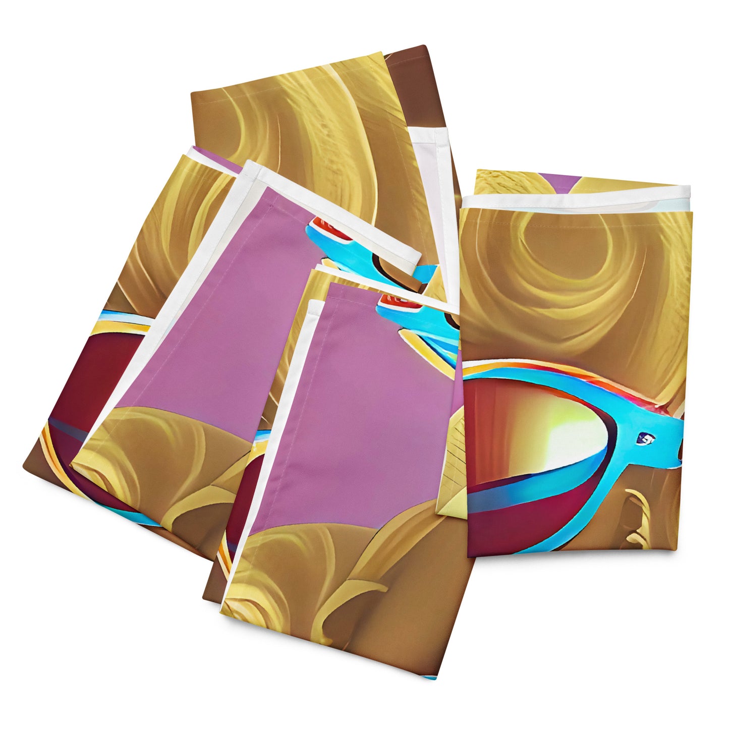 Retro Cool Pink - Cloth Napkin Set - iSAW Company