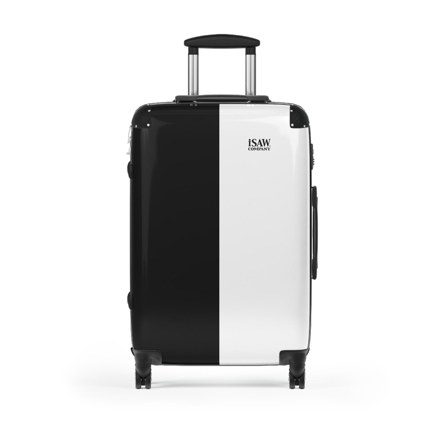 Half Black Half White - Hard - Shell Suitcase - iSAW Company