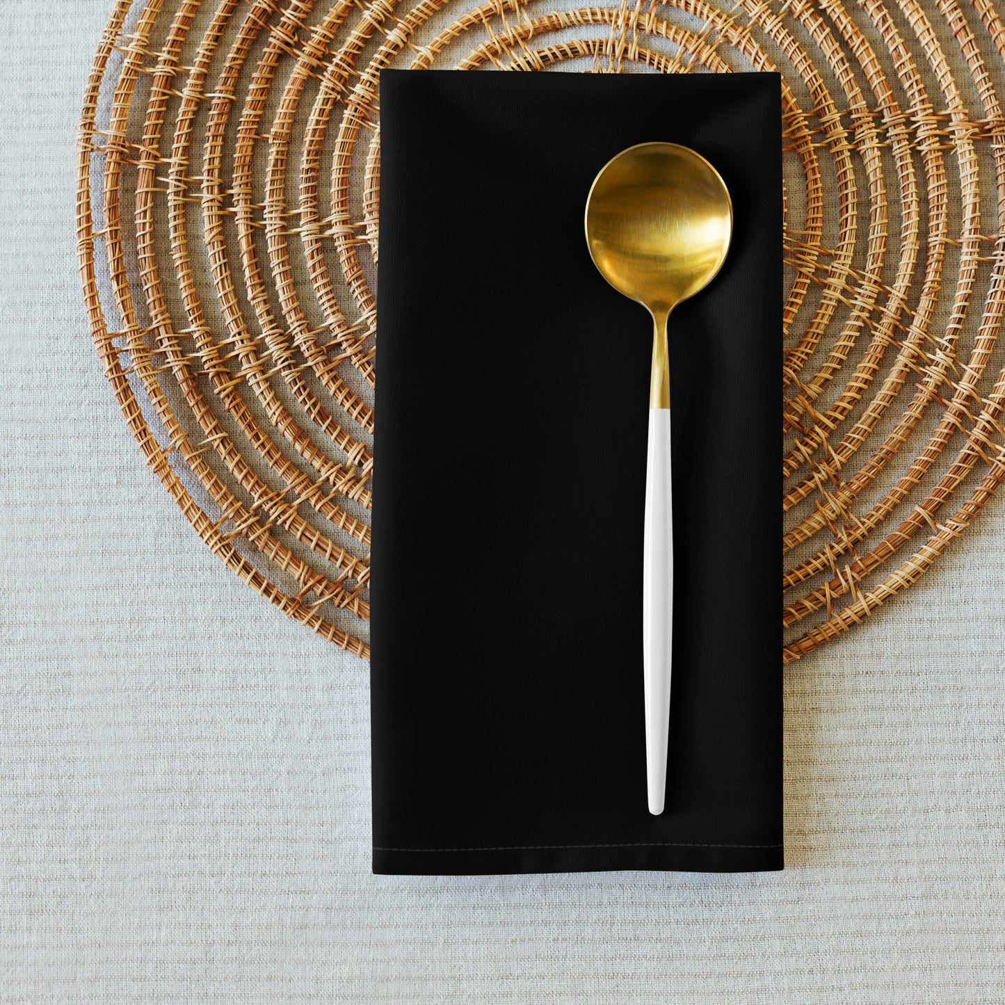 iSAW Black Cloth Napkin Set - iSAW Company